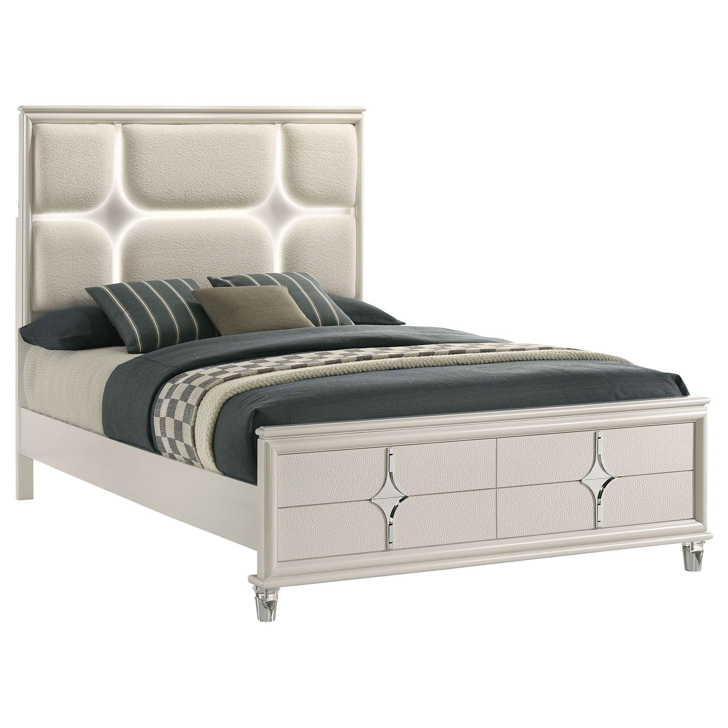 Olivia California King, E.King, & Queen Bed - Ideal Furniture (Fresno,CA) 