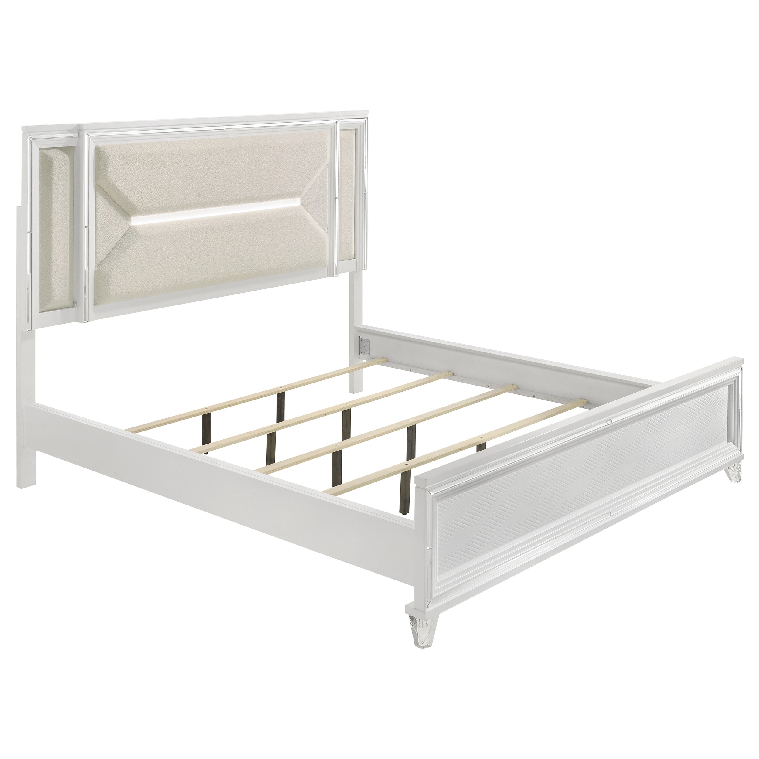Marmore 4 & 5 Pc E.king, Cal.king, & Queen Bedroom Set - Ideal Furniture (Fresno,CA) 