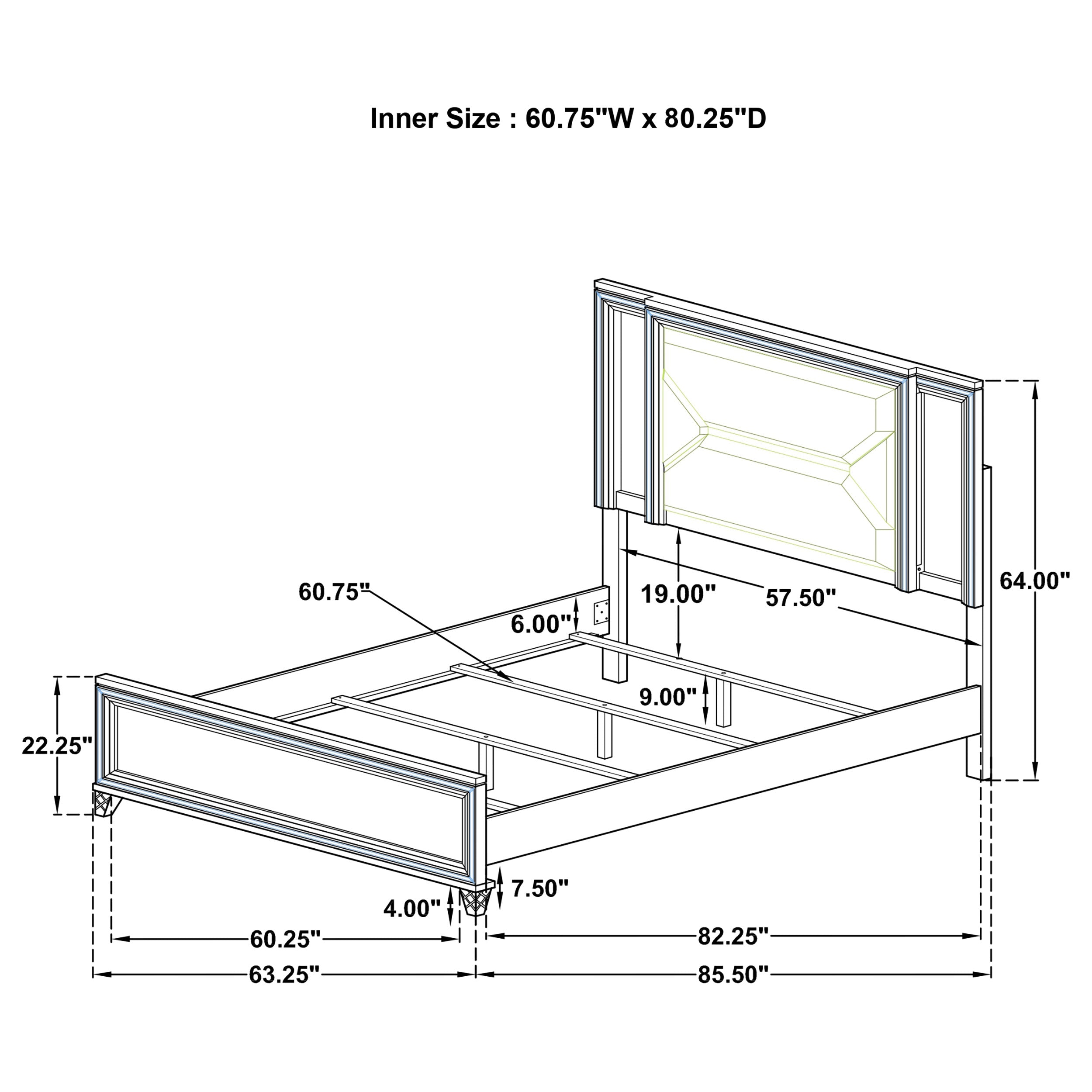 Marmore 4 Pc Bedroom Set