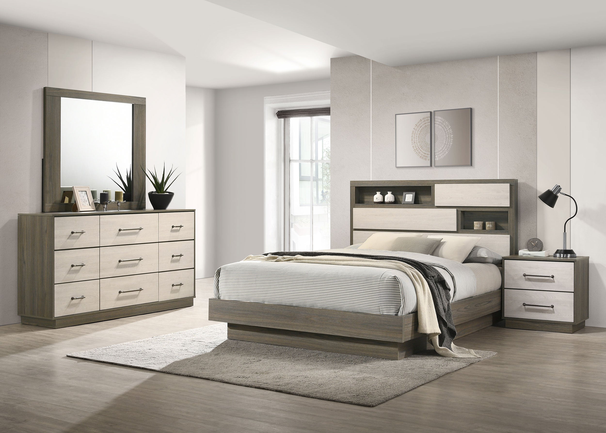 Fenwick 4 & 5 Piece Bedroom Set - Ideal Furniture (Fresno,CA) 