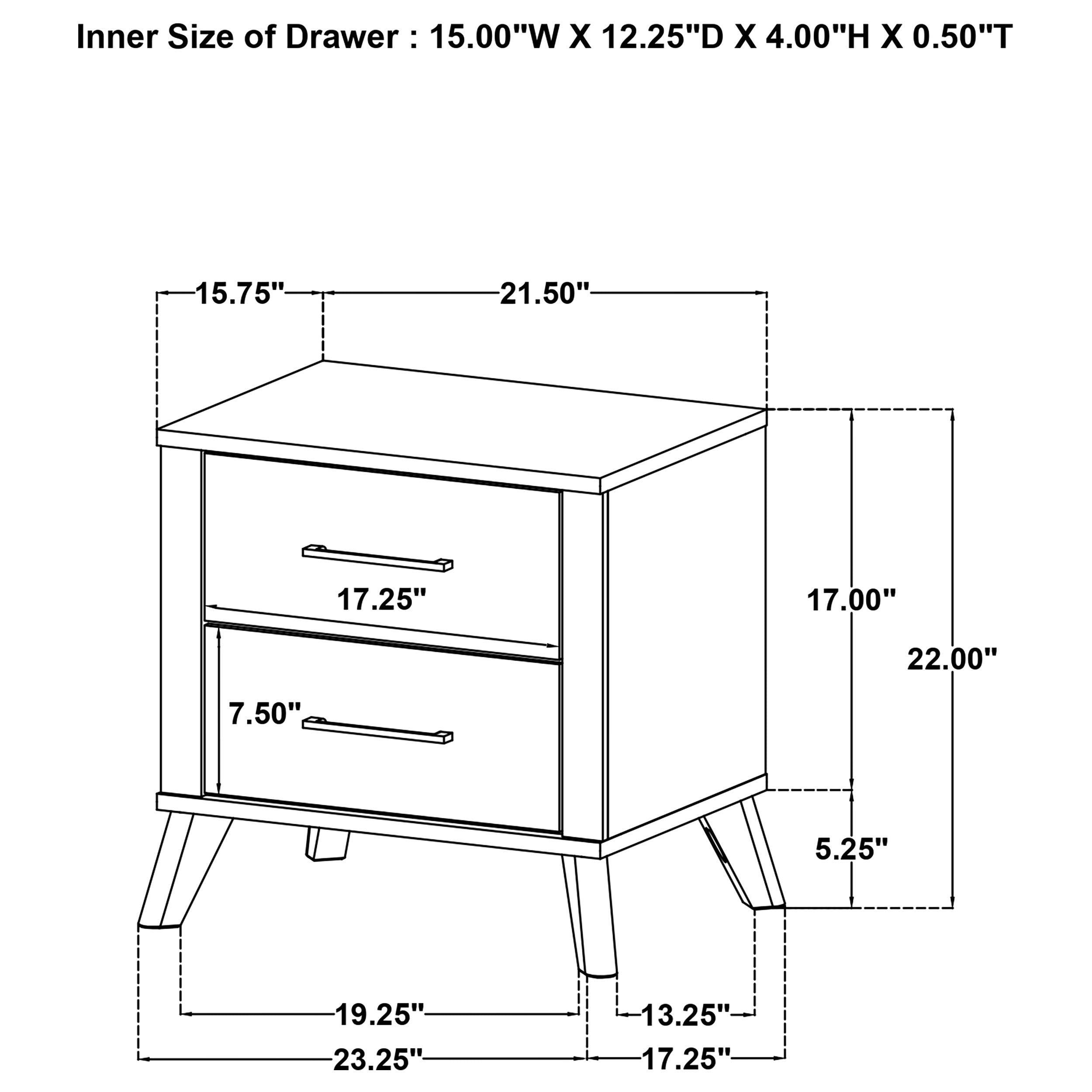 Kaywood 4 & 5 Pc Bedroom Set Full, E.King, Queen & Twin - Ideal Furniture (Fresno,CA) 