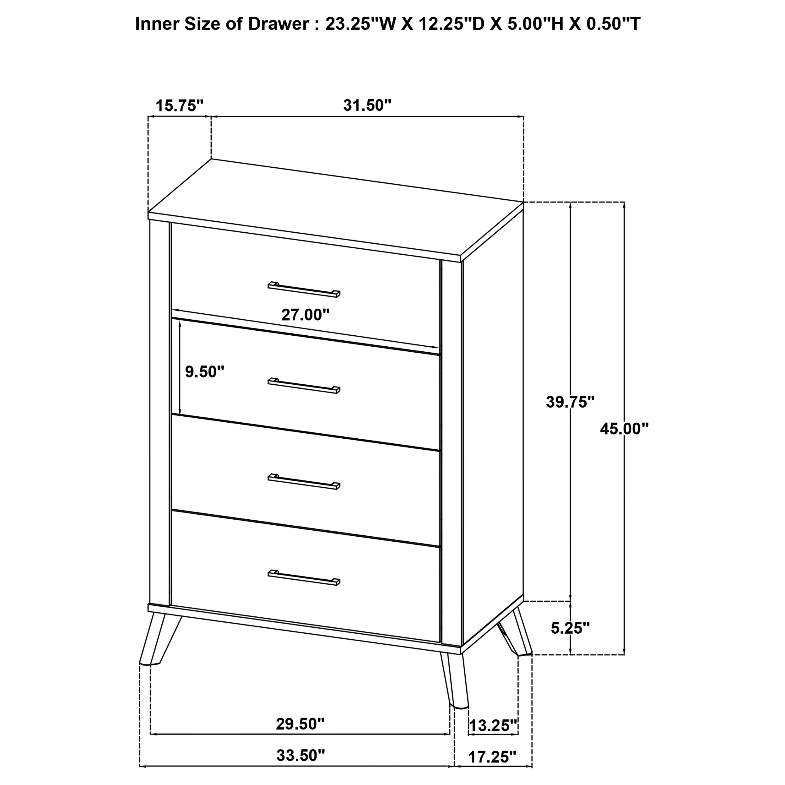 Kaywood 4 & 5 Pc Bedroom Set Full, E.King, Queen & Twin - Ideal Furniture (Fresno,CA) 