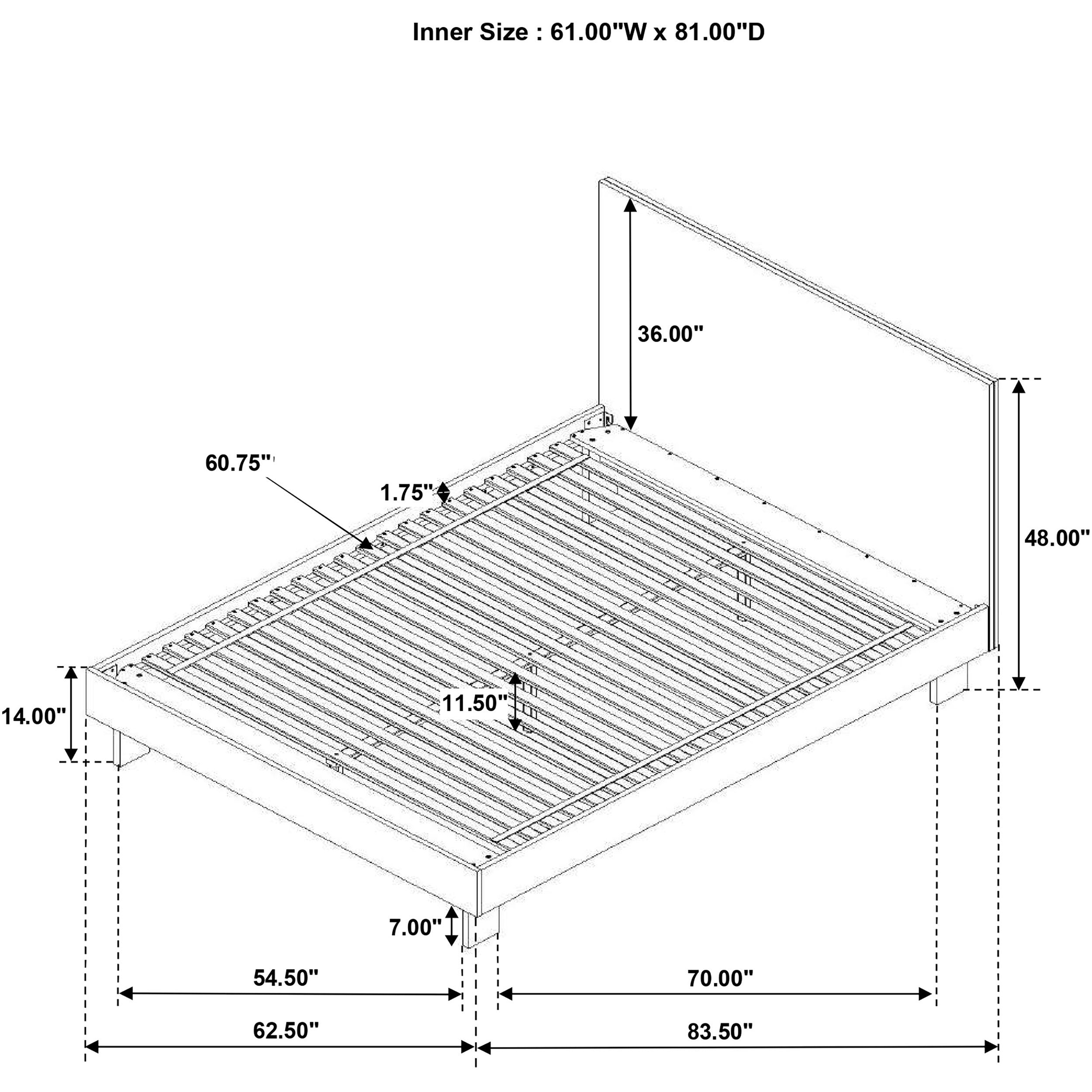 Glenwood Eastern King & Queen Bed - Ideal Furniture (Fresno,CA) 
