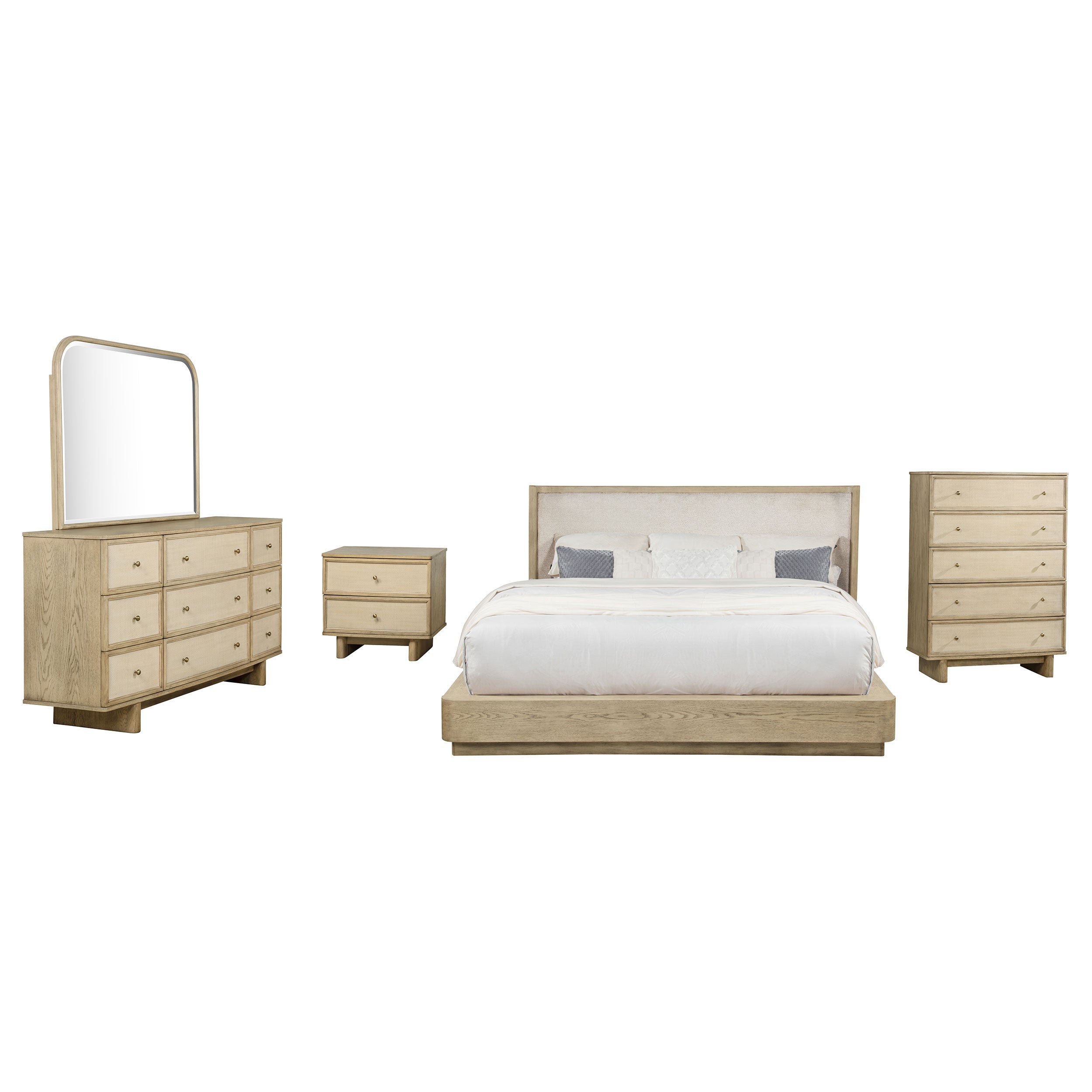 Kailani 4 & 5 Pc Bedroom Set E.King, Cal.King & Queen - Ideal Furniture (Fresno,CA) 