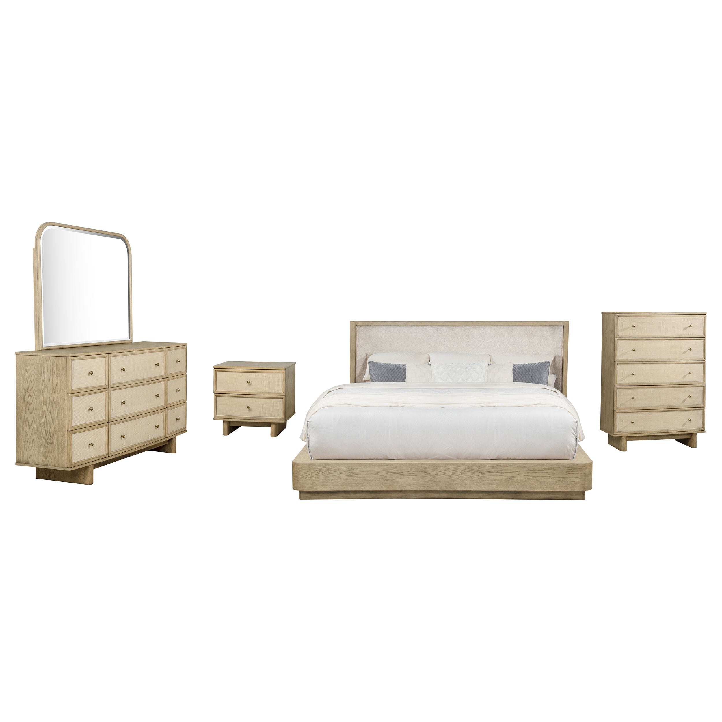 Kailani 4 & 5 Pc Bedroom Set E.King, Cal.King & Queen - Ideal Furniture (Fresno,CA) 