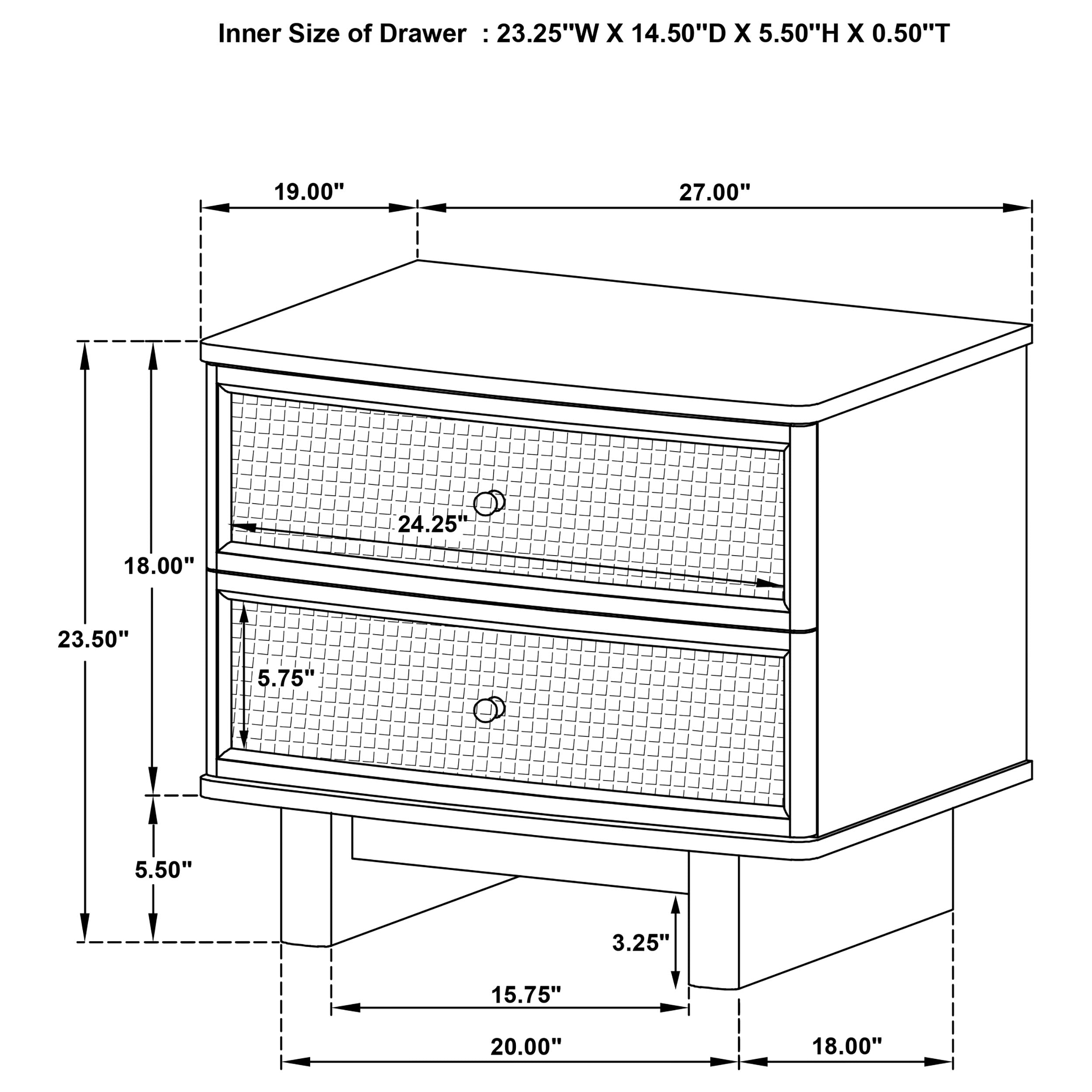 Kailani Nightstand - Ideal Furniture (Fresno,CA) 