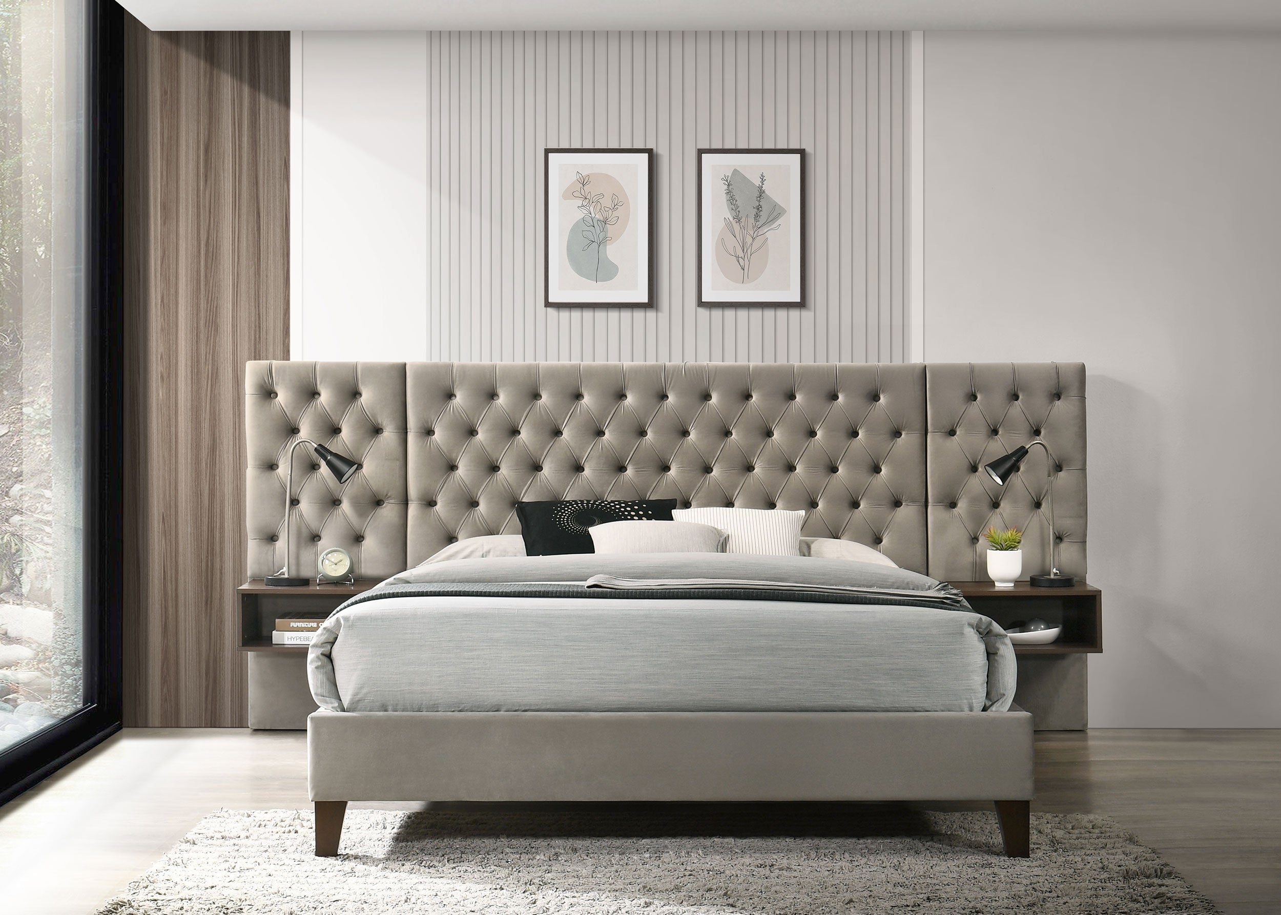 Marley Eastern King & Queen Bed - Ideal Furniture (Fresno,CA) 