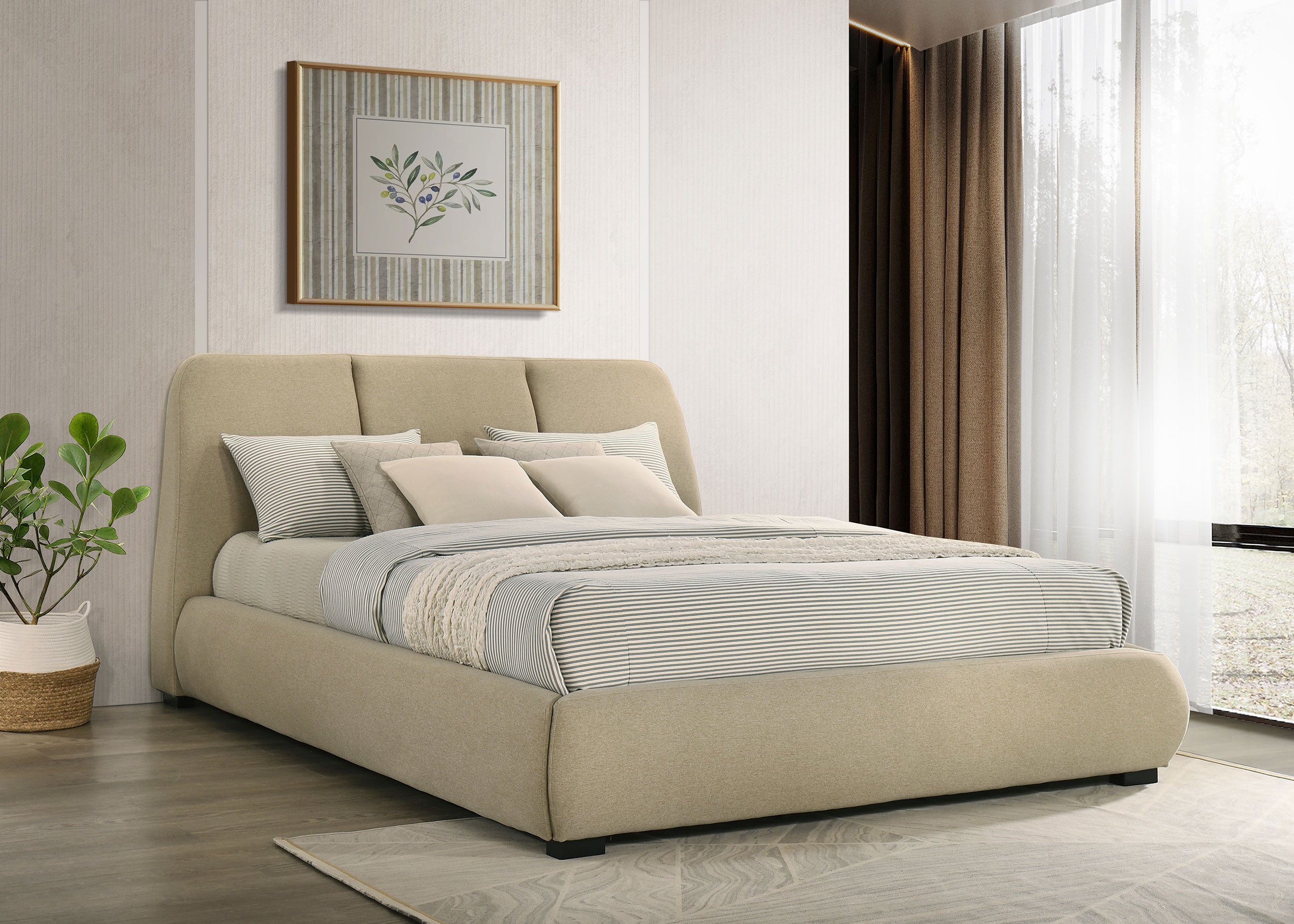 Mokena Panel Platform Bed