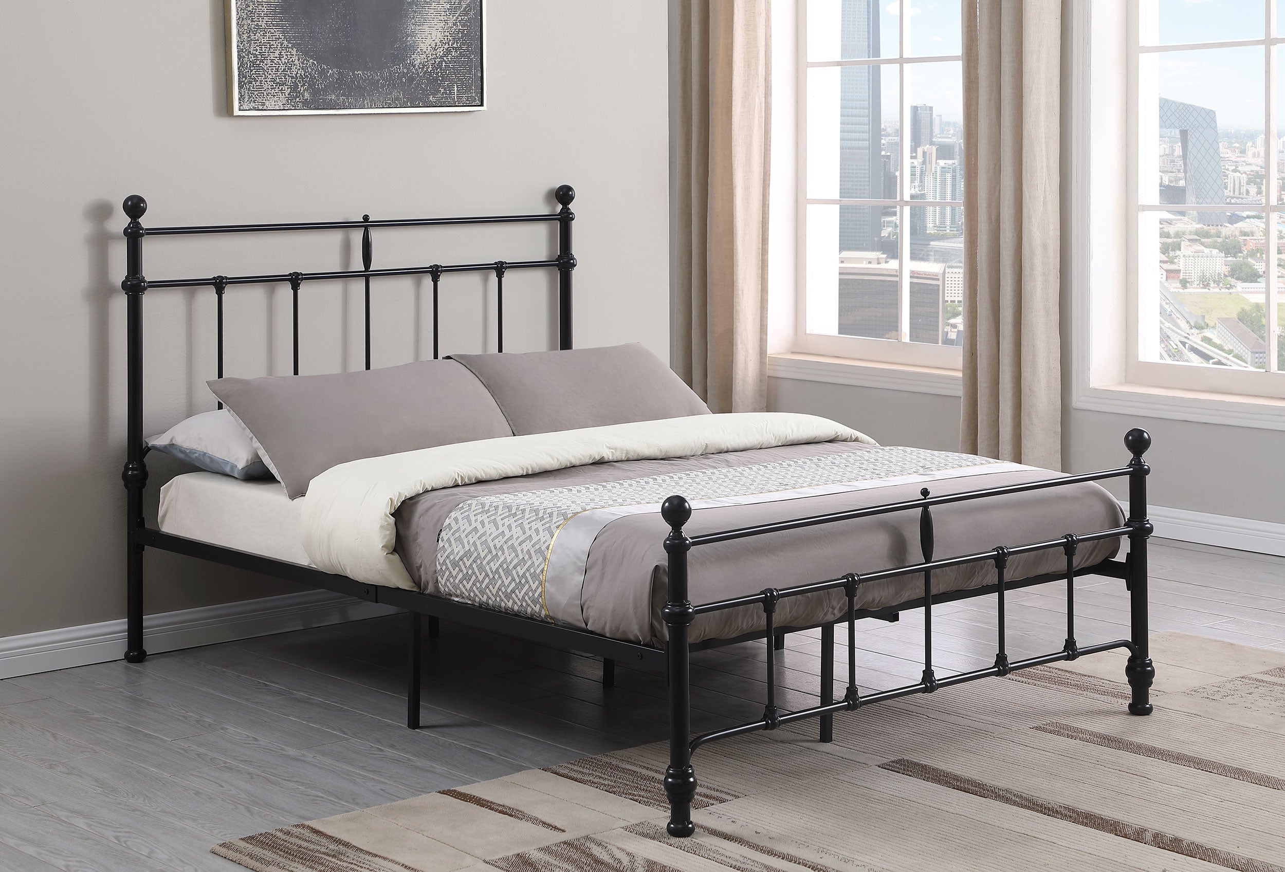Novak Eastern King, Full, Queen, & Twin Bed - Ideal Furniture (Fresno,CA) 