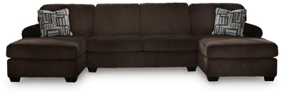 Kimlee Sectional with Double Chaise - Ideal Furniture (Fresno,CA) 