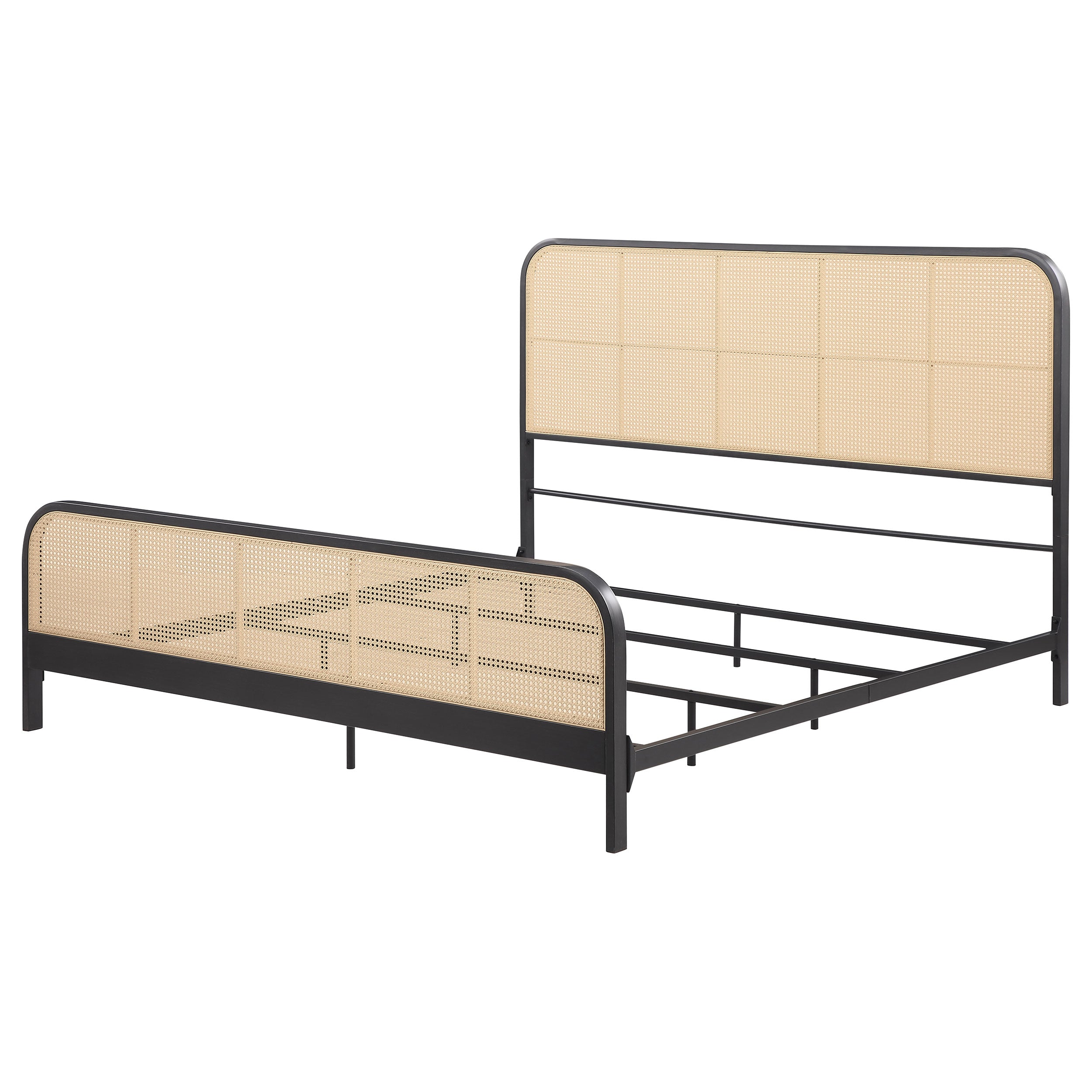 Lanewood Eastern King & Queen Bed Black & White - Ideal Furniture (Fresno,CA) 
