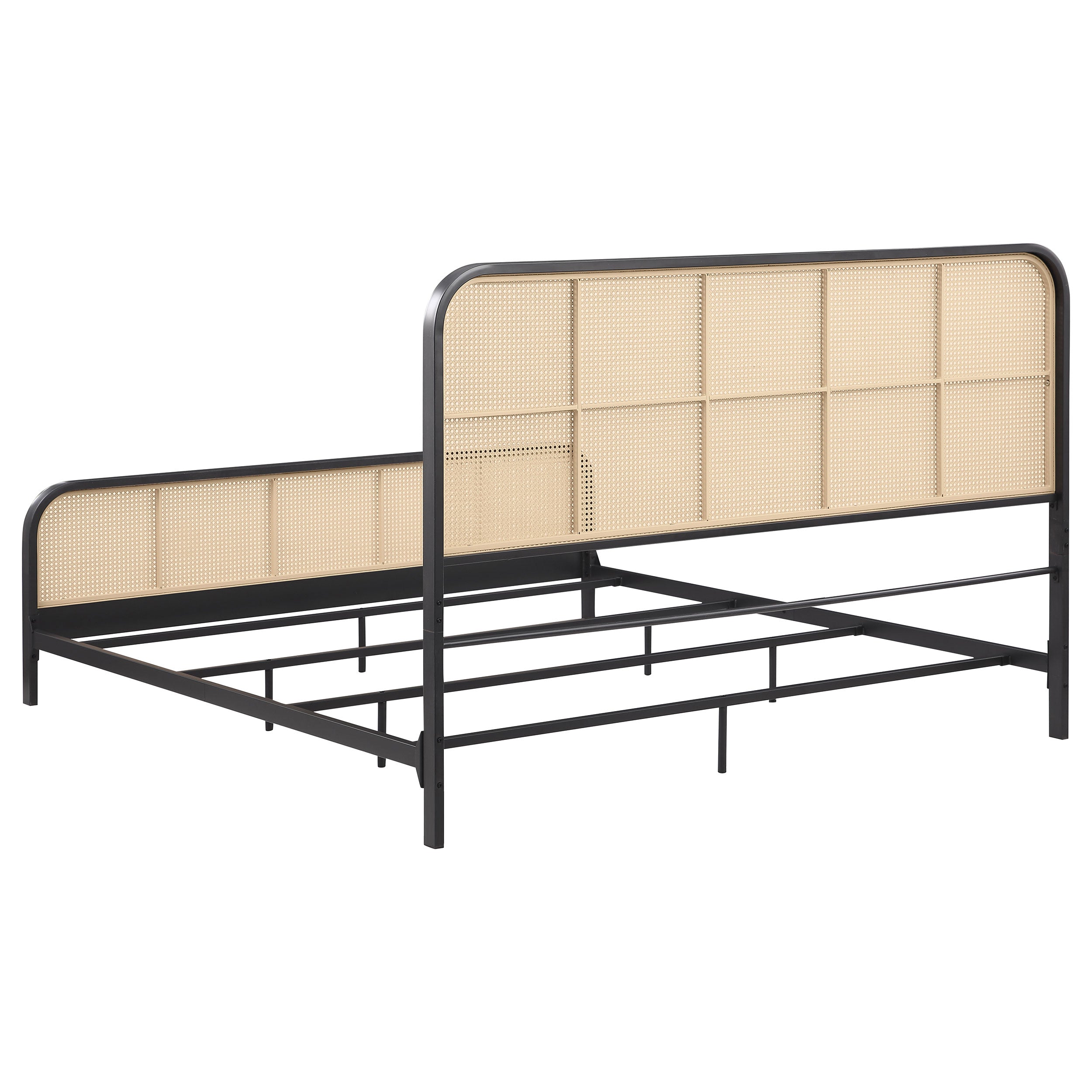 Lanewood Eastern King & Queen Bed Black & White - Ideal Furniture (Fresno,CA) 