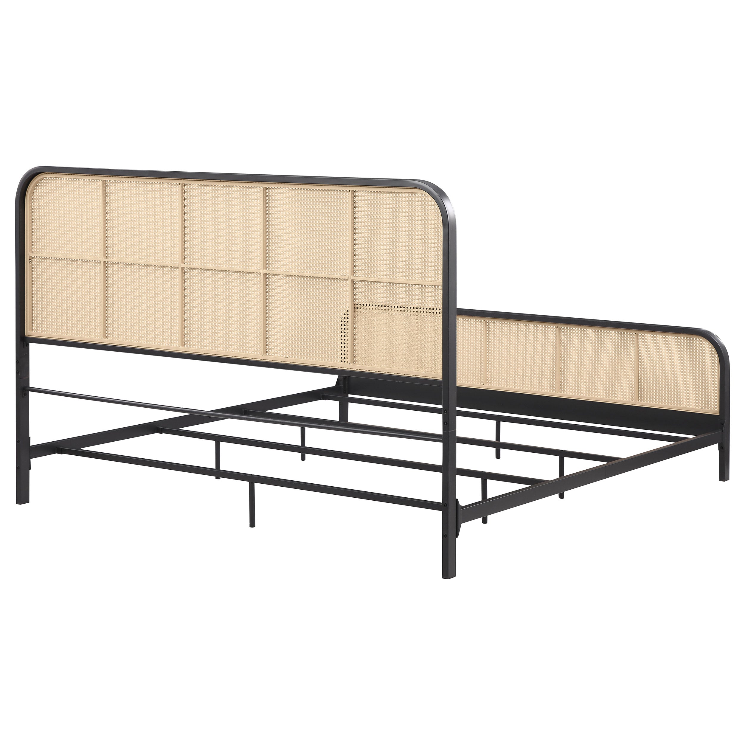 Lanewood Eastern King & Queen Bed Black & White - Ideal Furniture (Fresno,CA) 