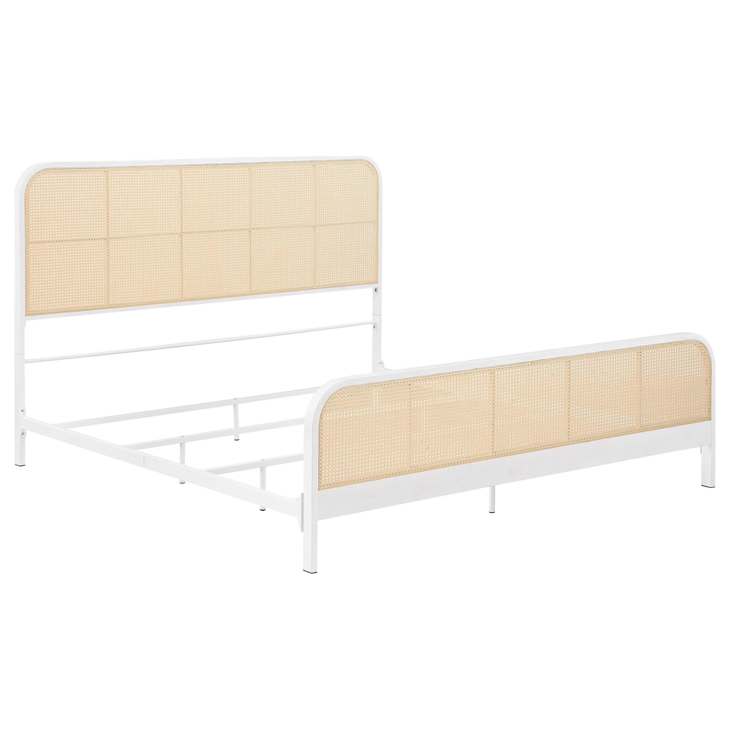 Lanewood Eastern King & Queen Bed Black & White - Ideal Furniture (Fresno,CA) 