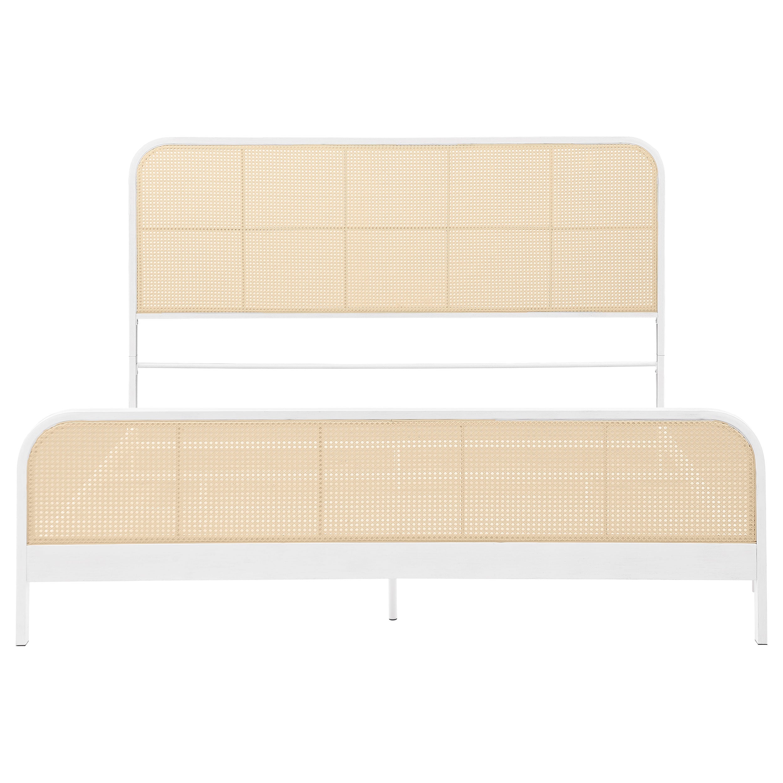 Lanewood Eastern King & Queen Bed Black & White - Ideal Furniture (Fresno,CA) 
