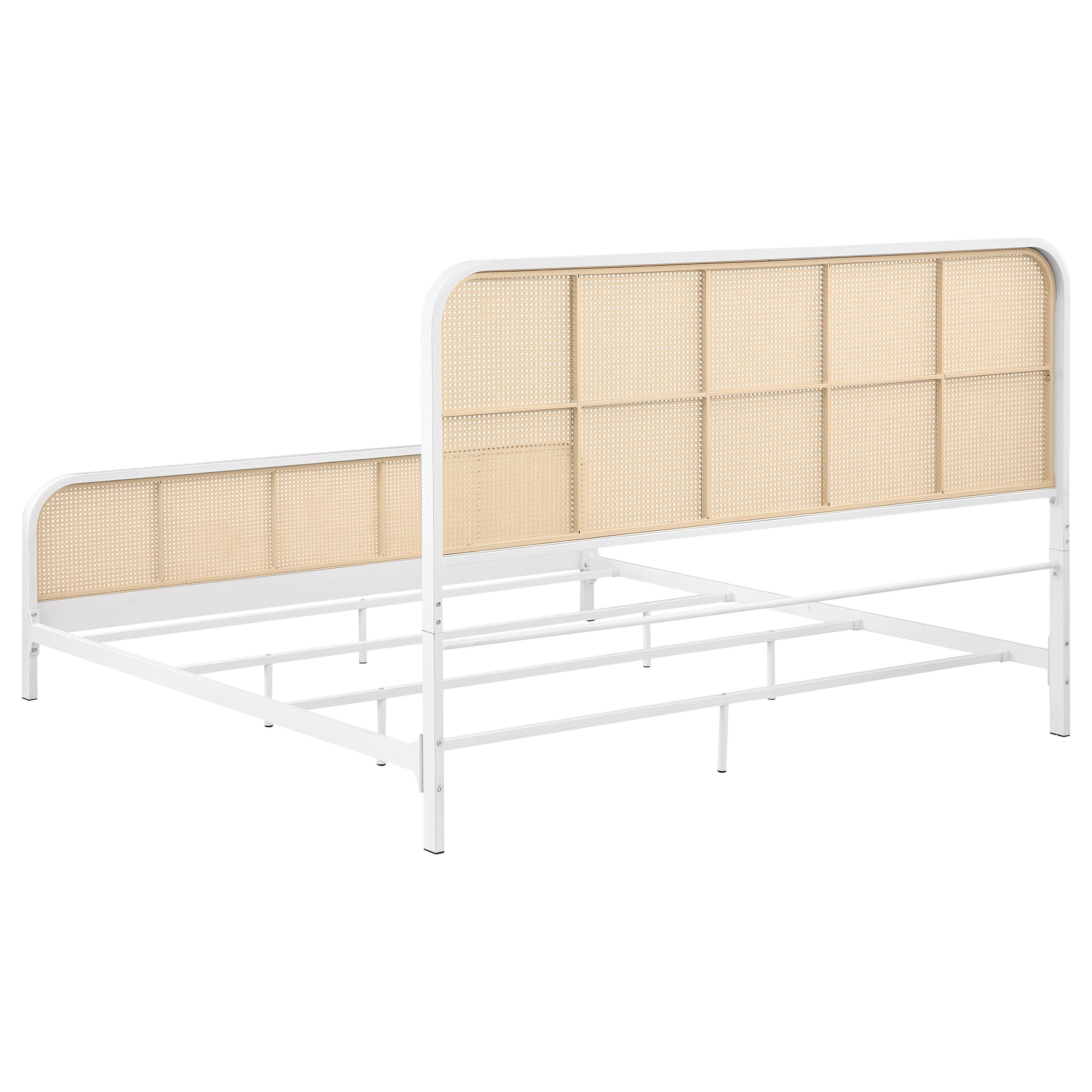 Lanewood Eastern King & Queen Bed Black & White - Ideal Furniture (Fresno,CA) 