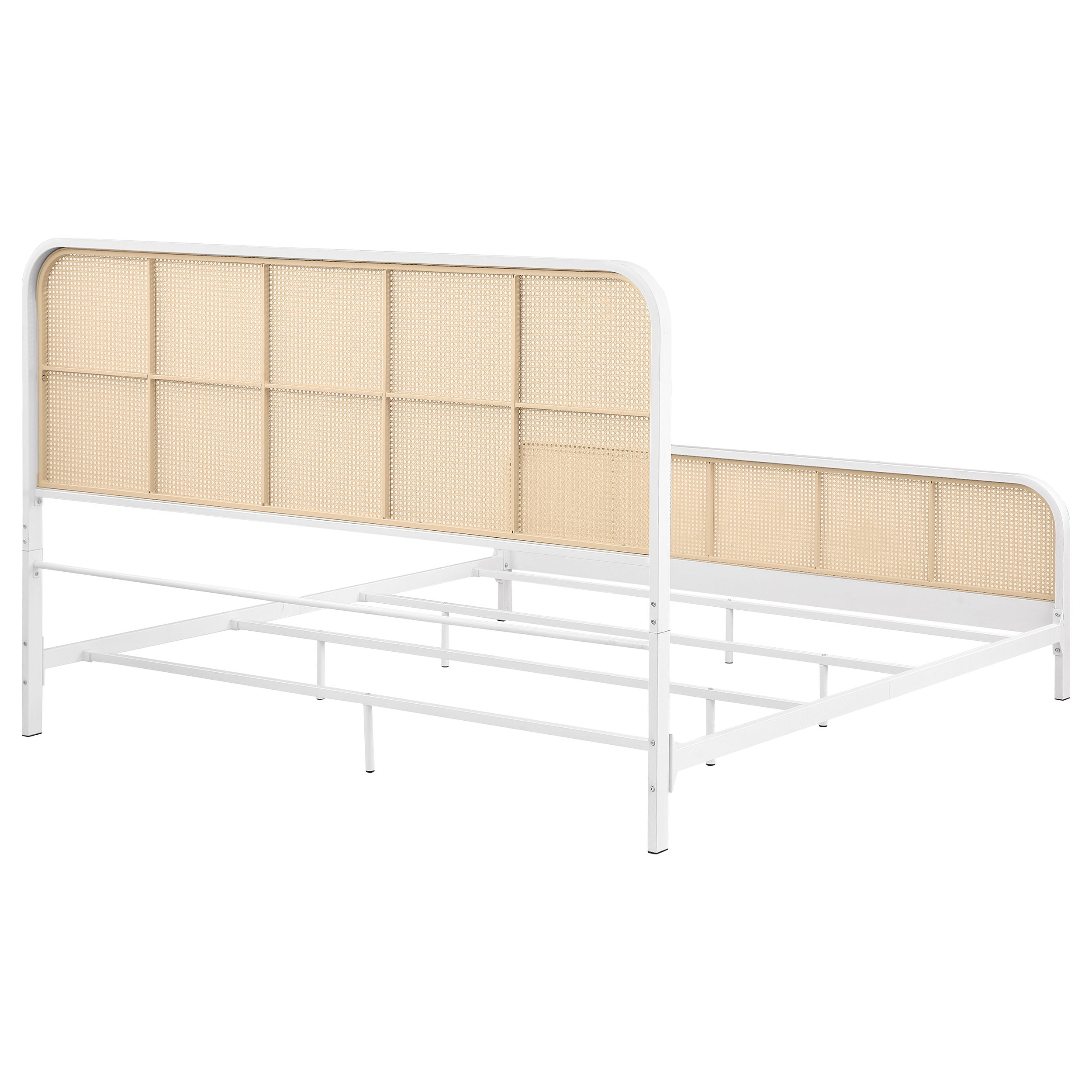 Lanewood Eastern King & Queen Bed Black & White - Ideal Furniture (Fresno,CA) 