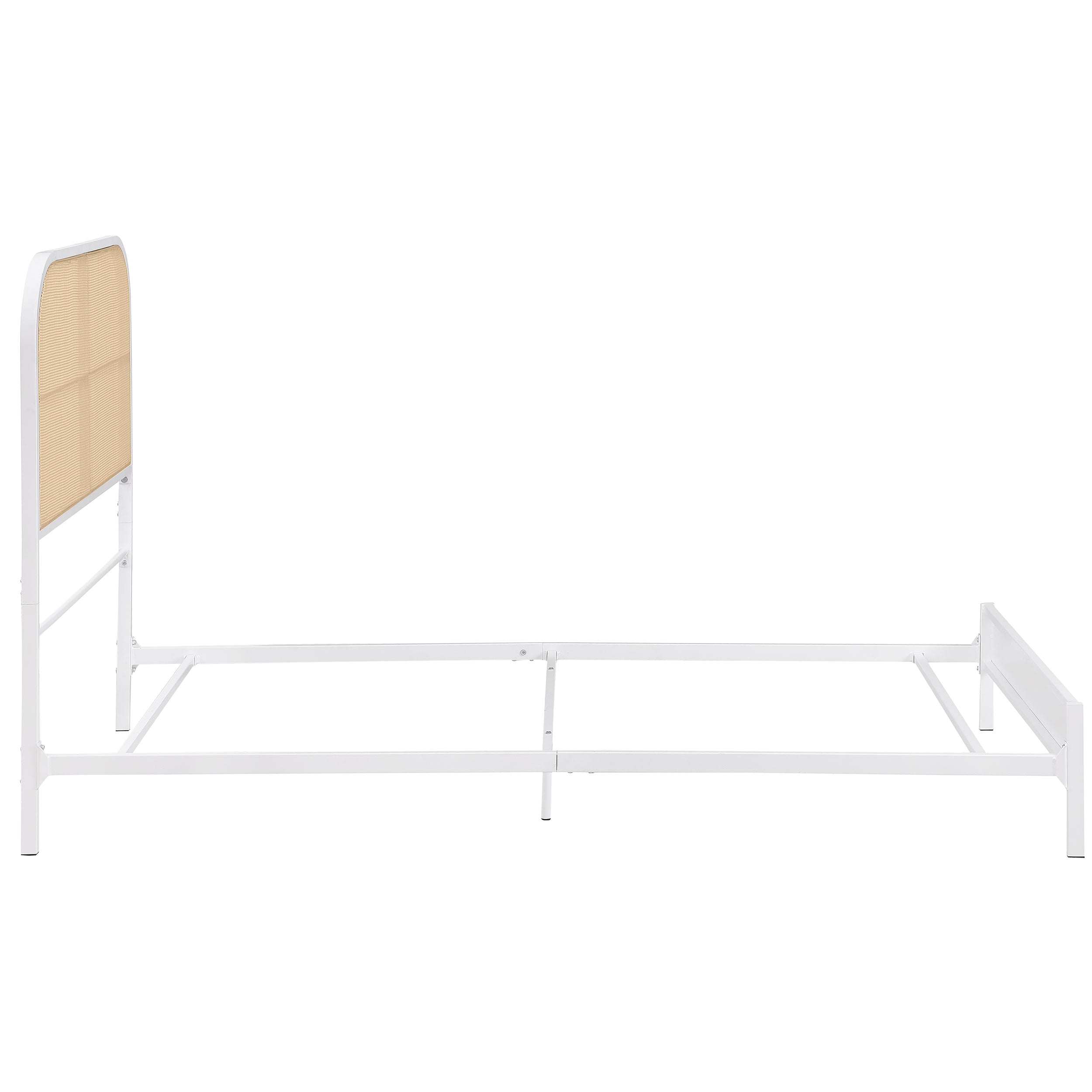 Amherst Eastern King, Queen, Full, & Twin Bed White & Black