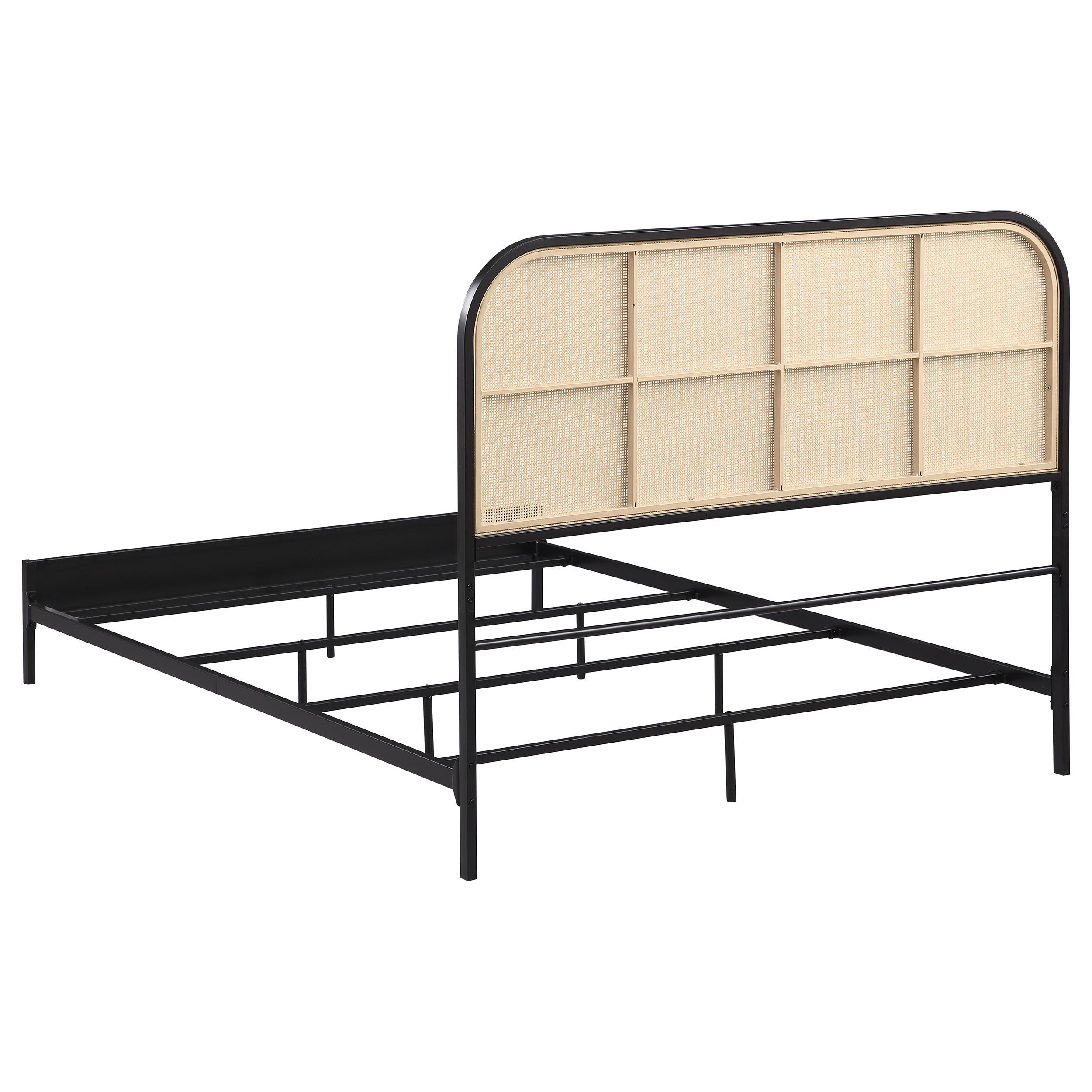 Amherst Eastern King, Queen, Full, & Twin Bed White & Black