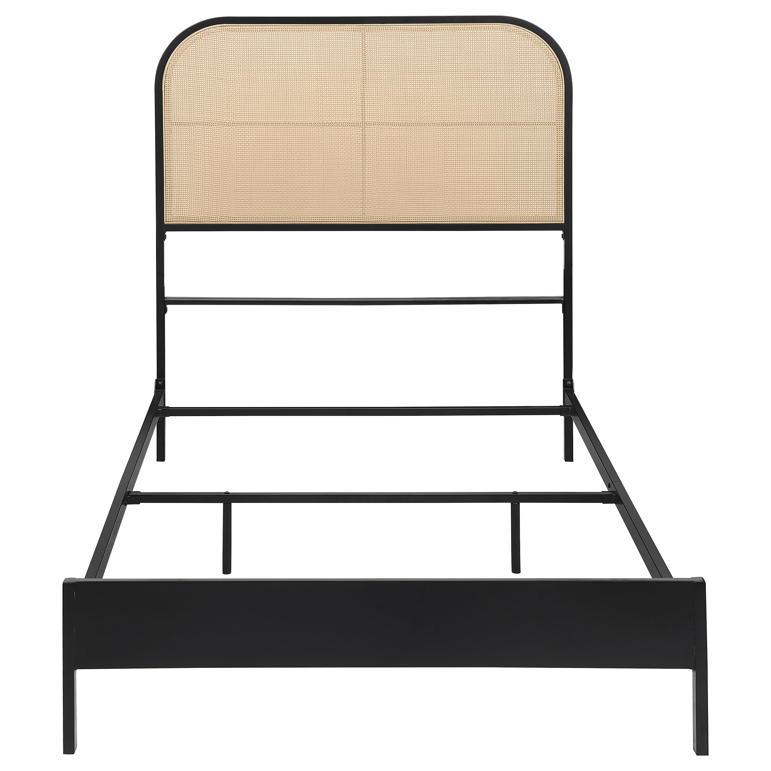 Amherst Eastern King, Queen, Full, & Twin Bed White & Black