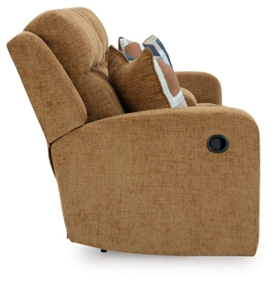 Kanlow Reclining Loveseat with Console - Ideal Furniture (Fresno,CA) 