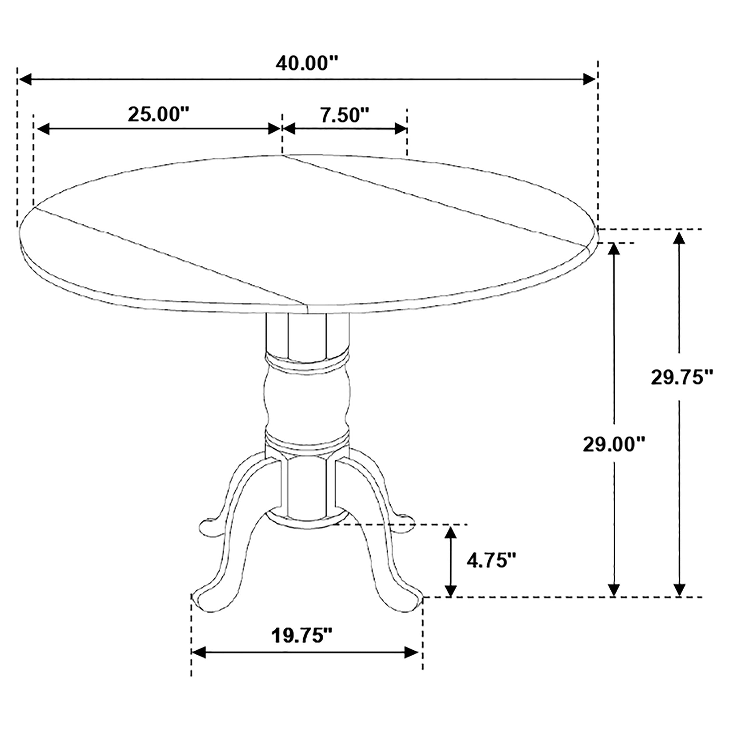 Allison 5 Pc Dining Sets - Ideal Furniture (Fresno,CA) 