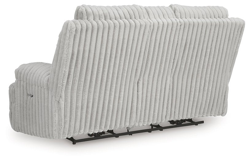 Rhines Falls Power Reclining Loveseat with Console - Ideal Furniture (Fresno,CA) 