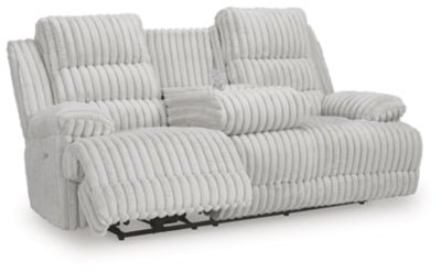 Rhines Falls Power Reclining Sofa with Drop Down Table - Ideal Furniture (Fresno,CA) 