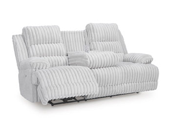 Rhines Falls Power Reclining Sofa with Drop Down Table - Ideal Furniture (Fresno,CA) 