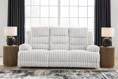 Rhines Falls Power Reclining Sofa with Drop Down Table - Ideal Furniture (Fresno,CA) 