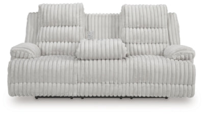 Rhines Falls Power Reclining Sofa with Drop Down Table - Ideal Furniture (Fresno,CA) 