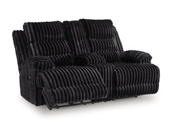 Rhine Falls Reclining Loveseat with Console - Ideal Furniture (Fresno,CA) 
