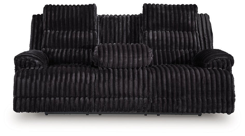 Rhine Falls Power Reclining Sofa with Drop Down Table - Ideal Furniture (Fresno,CA) 