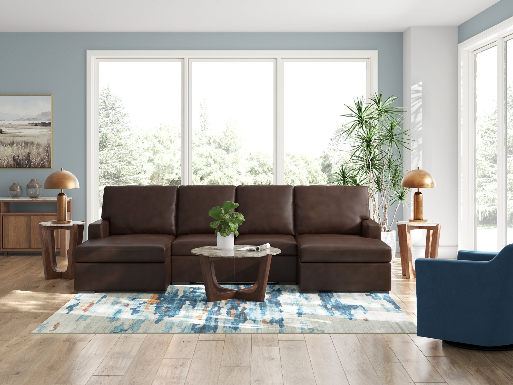 McDowlan Sectional with Double Chaise - Ideal Furniture (Fresno,CA) 
