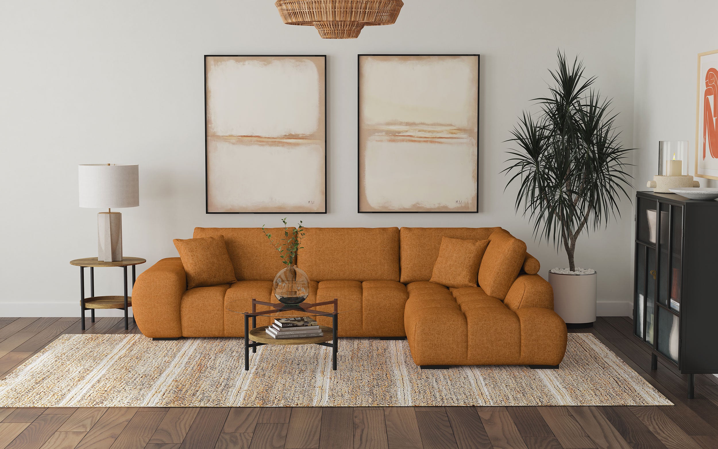 Camacho Stationary Sectionals Upholstered - Ideal Furniture (Fresno,CA) 