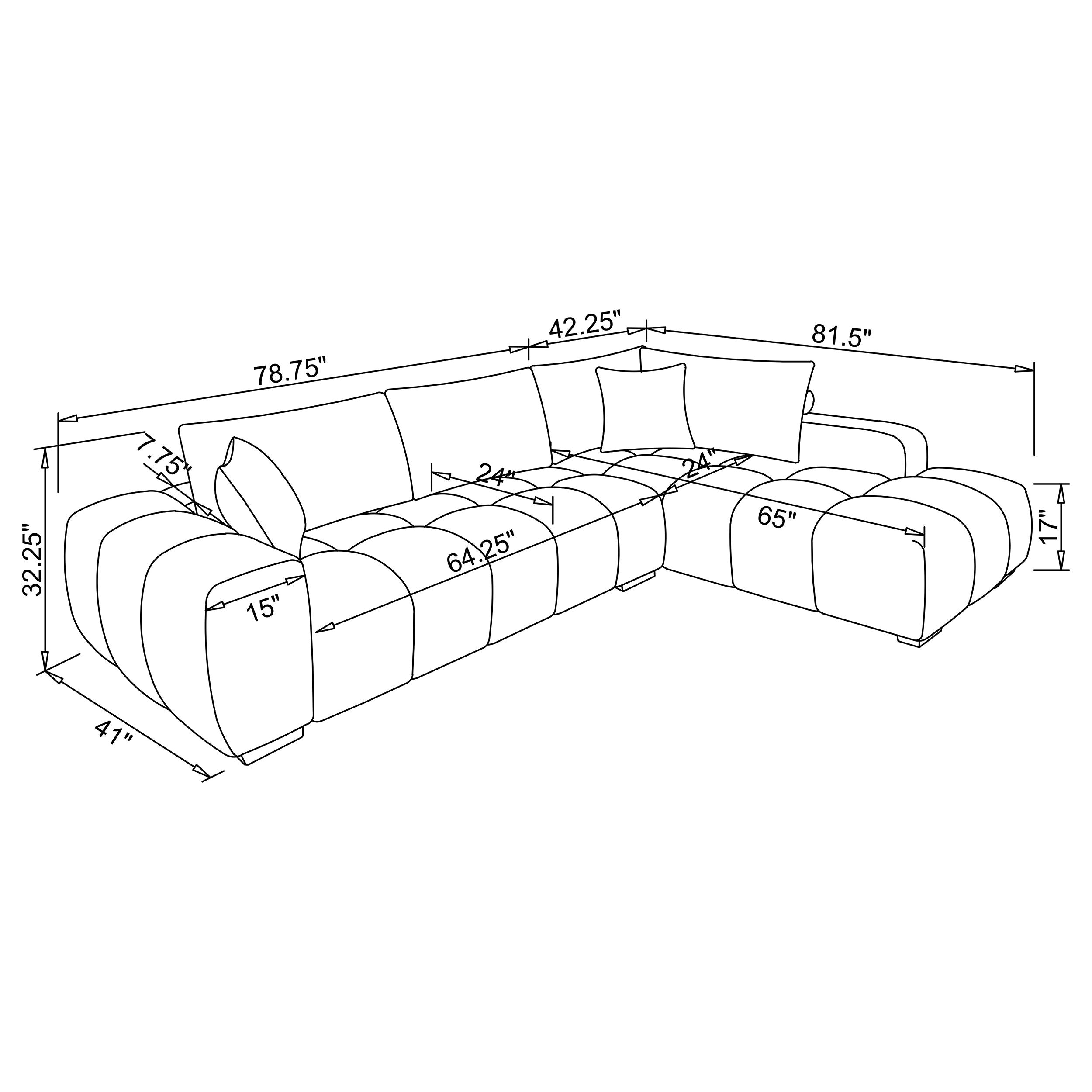 Camacho Stationary Sectionals Upholstered - Ideal Furniture (Fresno,CA) 