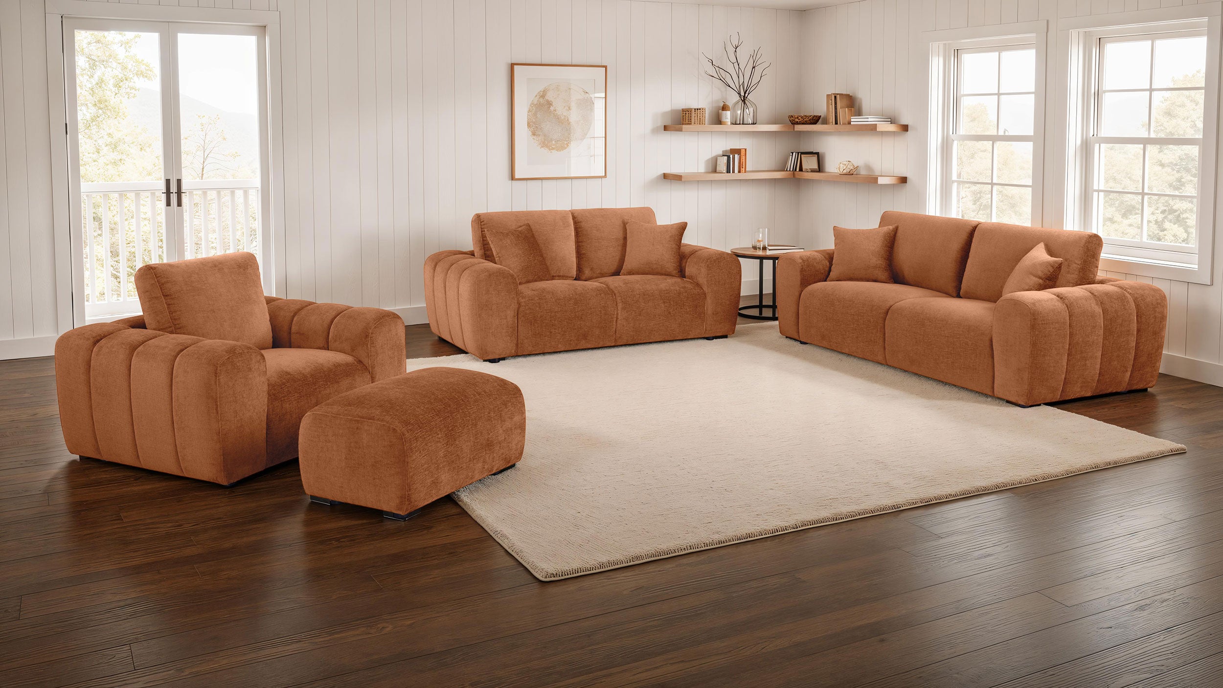 Burnett Sofa Set - Ideal Furniture (Fresno,CA) 