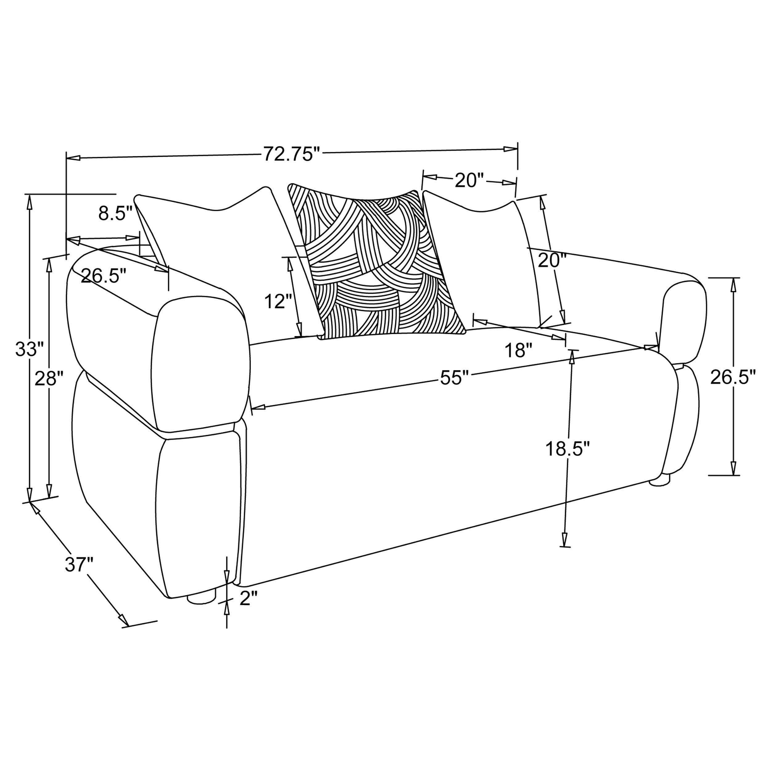 Jeanette Loveseat - Ideal Furniture (Fresno,CA) 