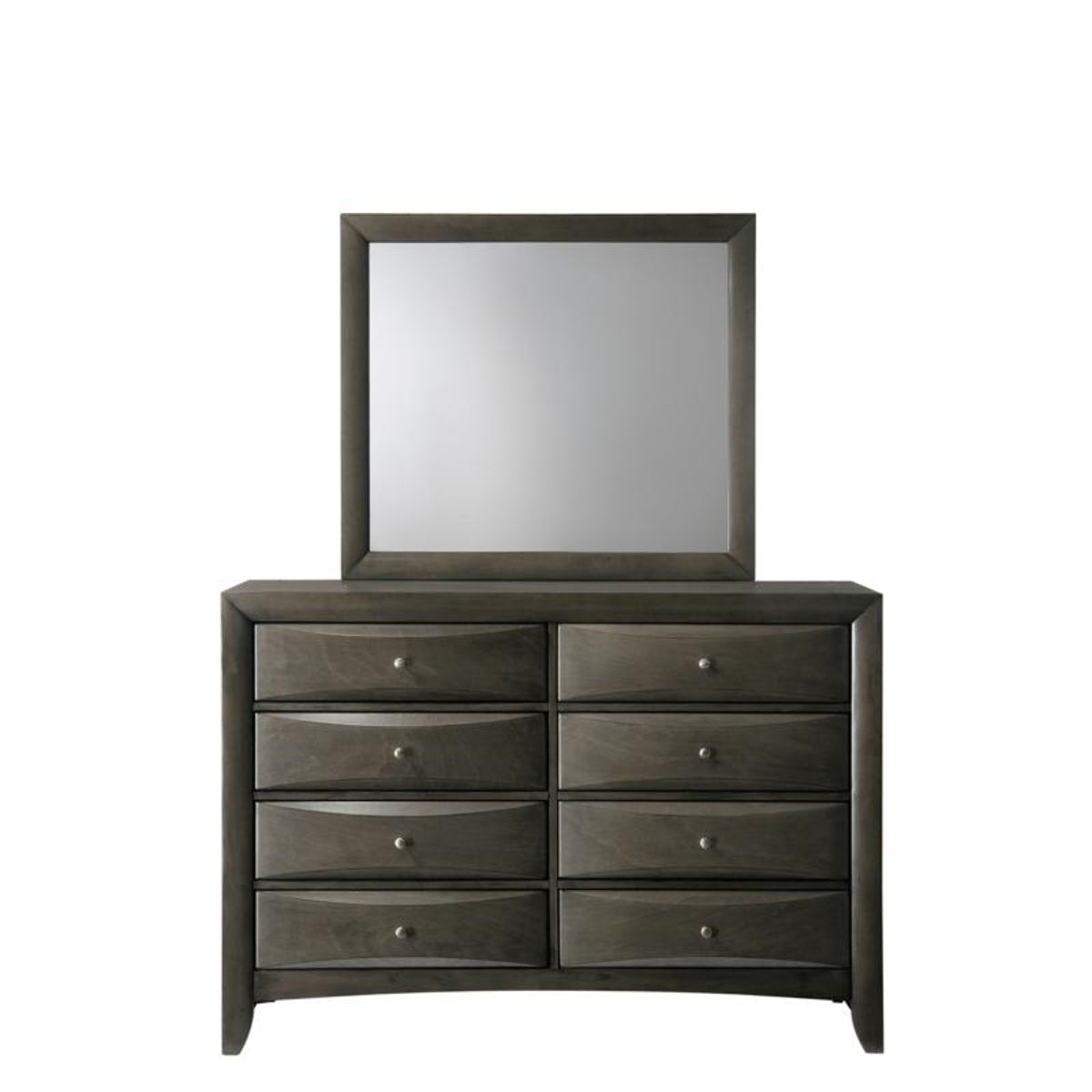 Crown Mark Emily Mirror in Grey - Ideal Furniture (Fresno,CA) 