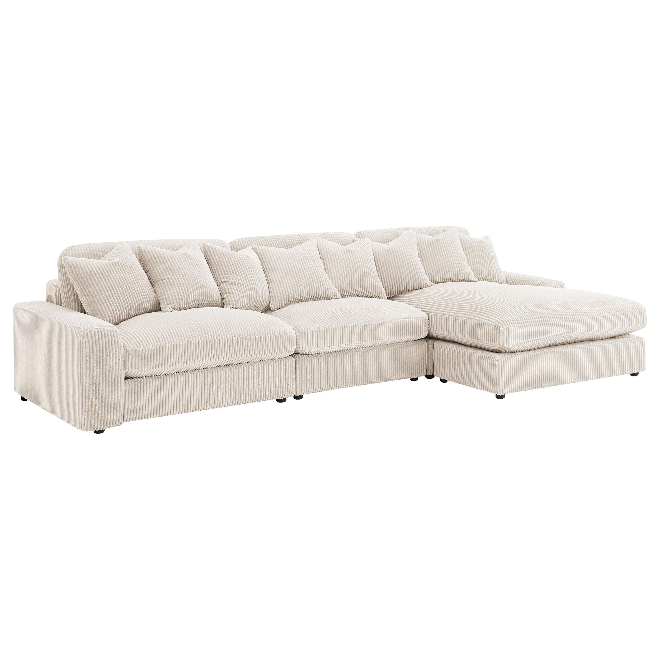 Blaine Upholstered Reversible Chaise Sectional Sofa - Ideal Furniture (Fresno,CA) 