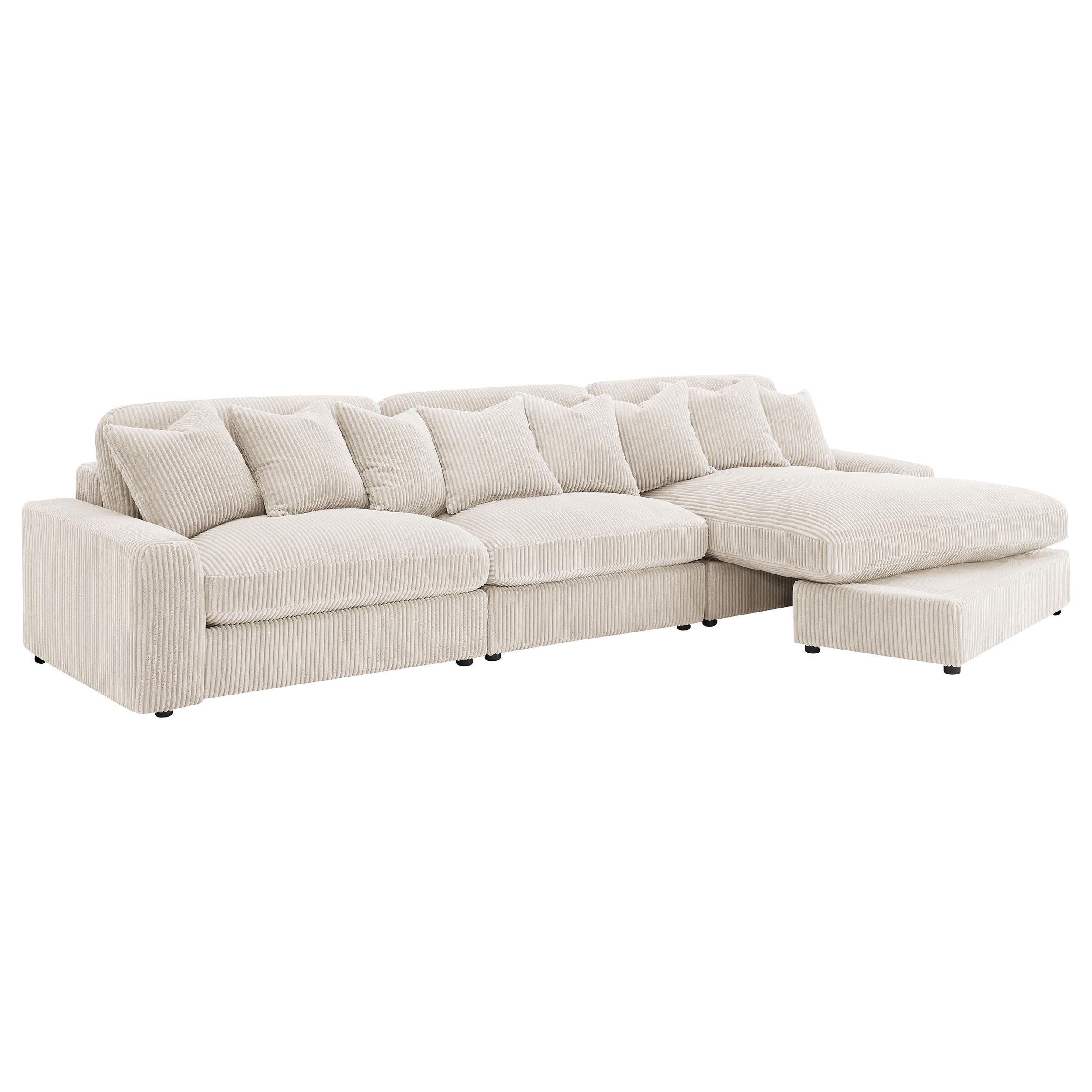 Blaine Upholstered Reversible Chaise Sectional Sofa - Ideal Furniture (Fresno,CA) 