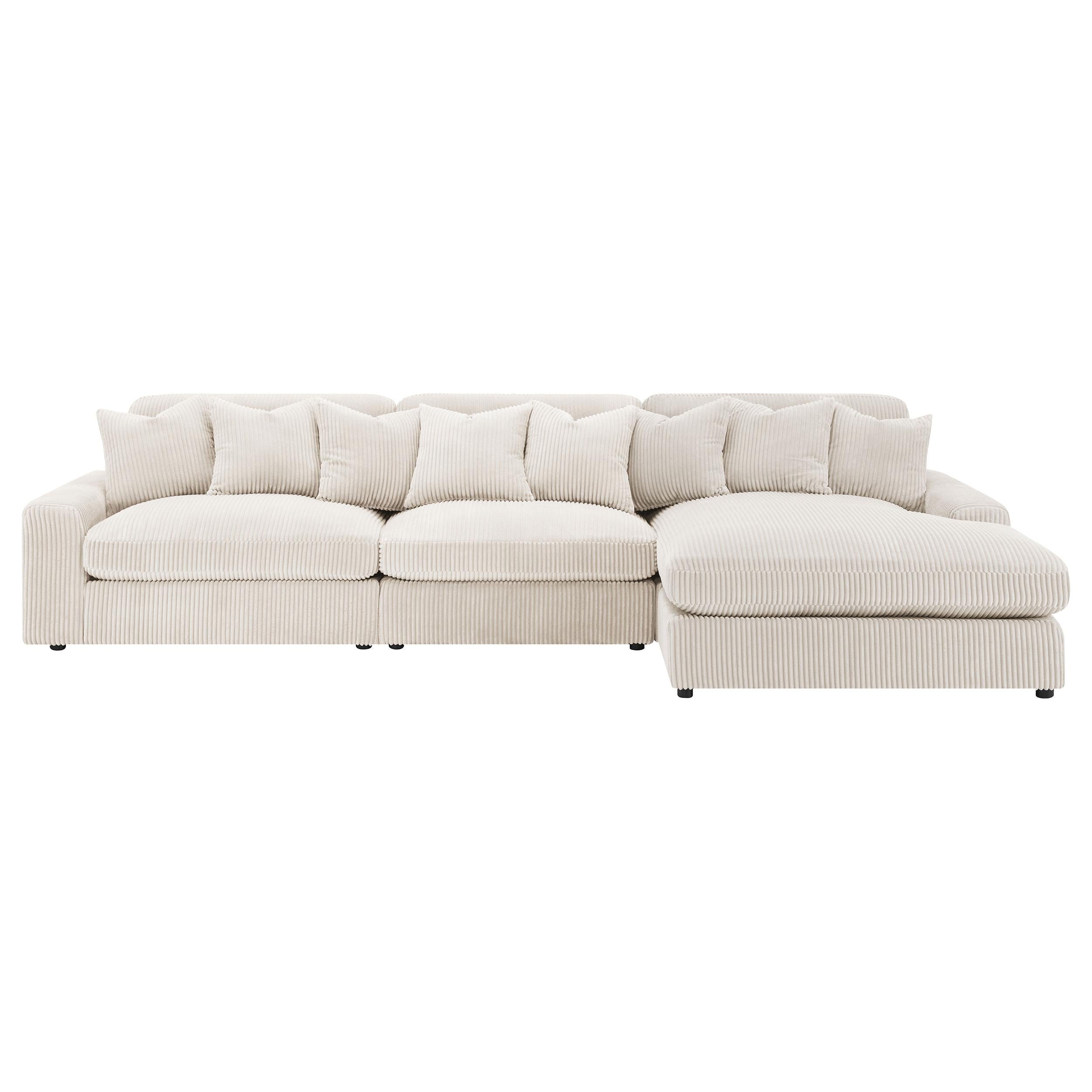 Blaine Upholstered Reversible Chaise Sectional Sofa - Ideal Furniture (Fresno,CA) 