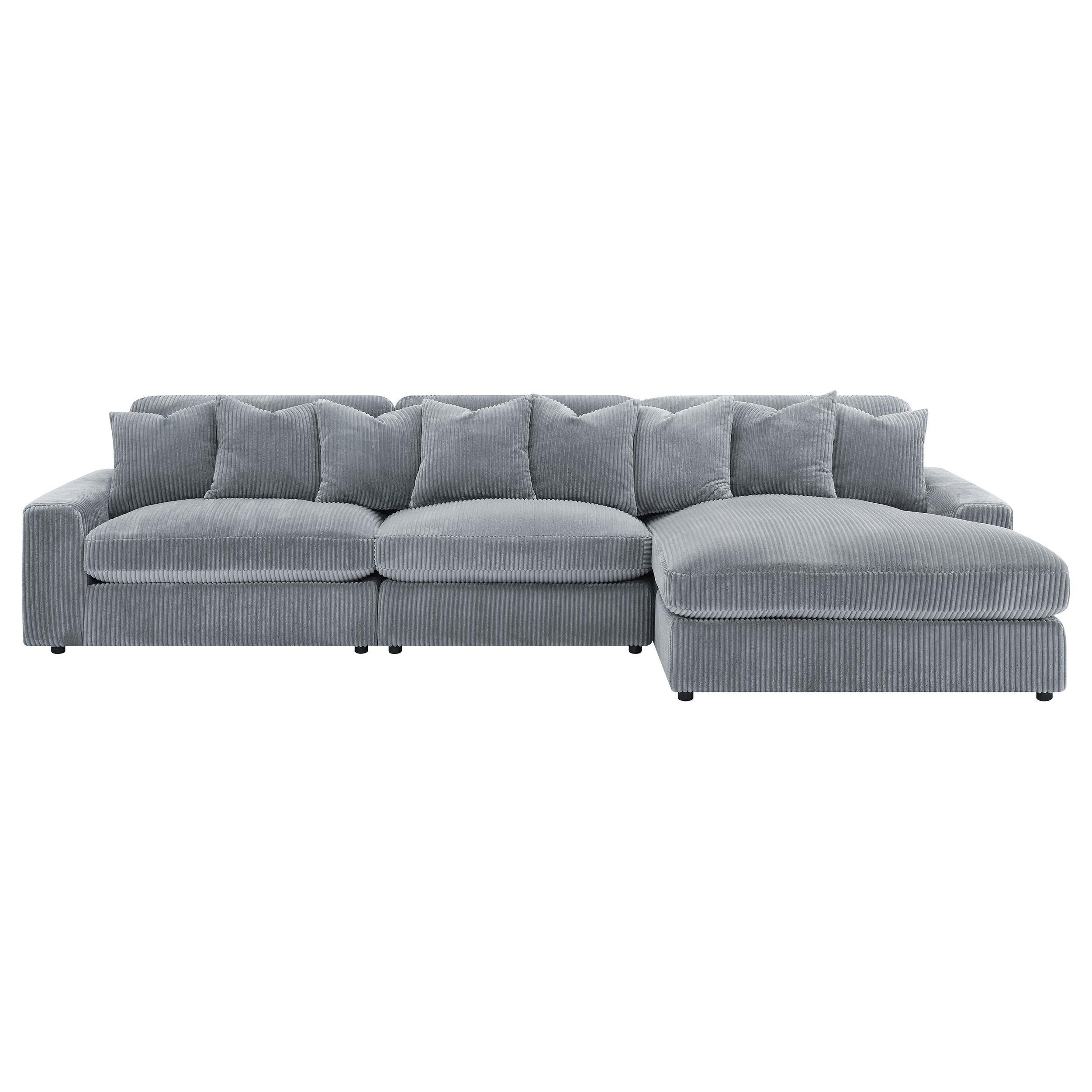 Blaine Upholstered Reversible Chaise Sectional Sofa - Ideal Furniture (Fresno,CA) 