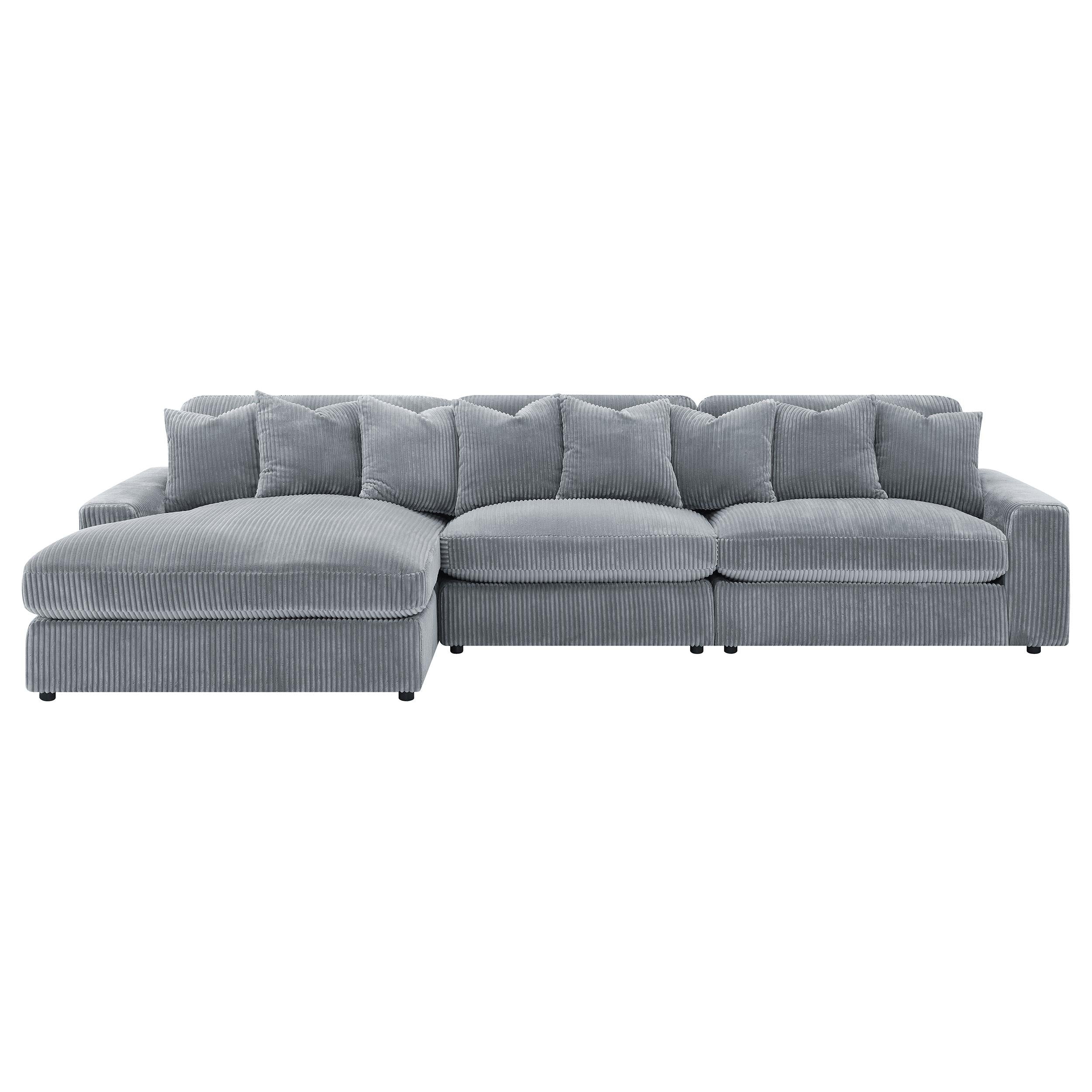 Blaine Upholstered Reversible Chaise Sectional Sofa - Ideal Furniture (Fresno,CA) 
