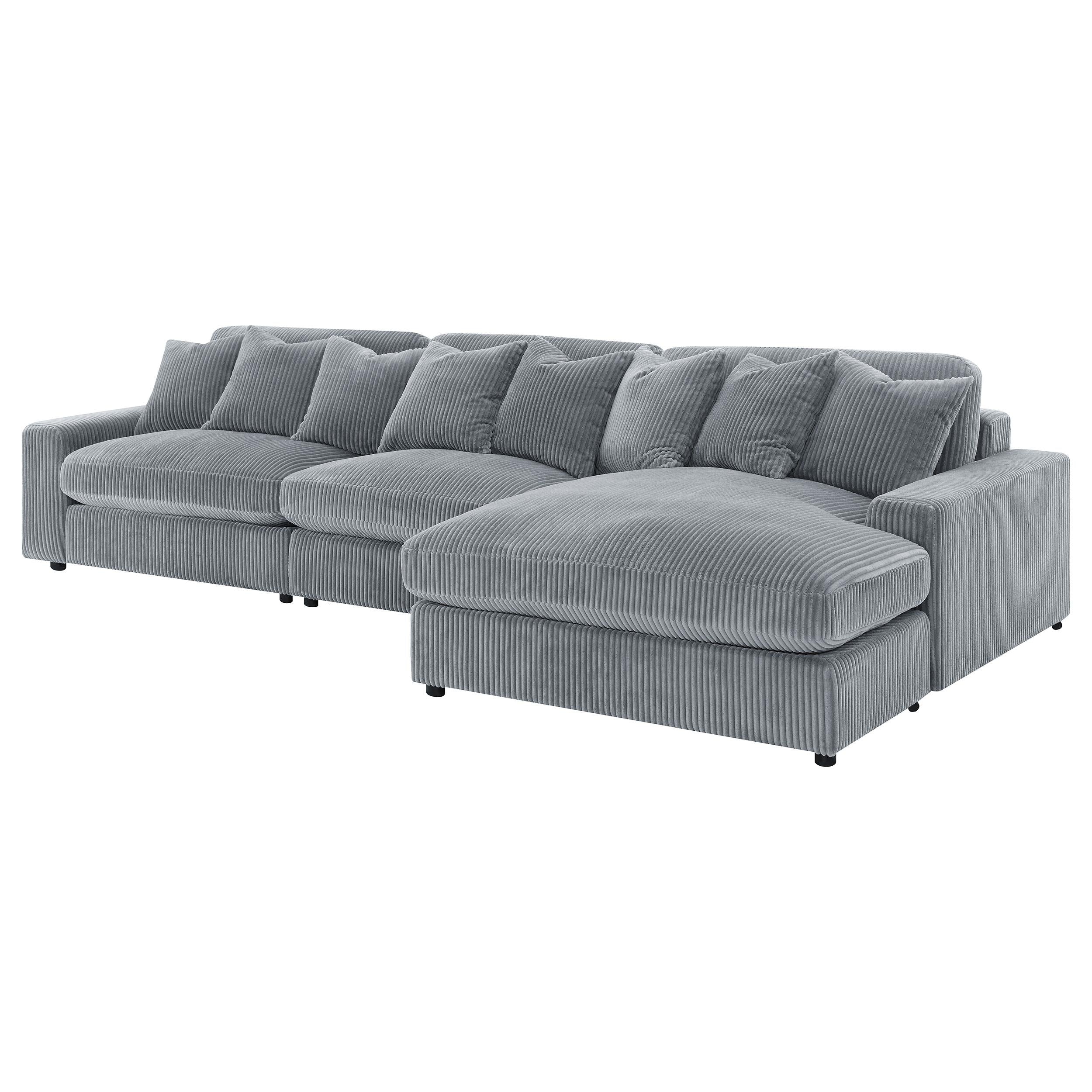 Blaine Upholstered Reversible Chaise Sectional Sofa - Ideal Furniture (Fresno,CA) 