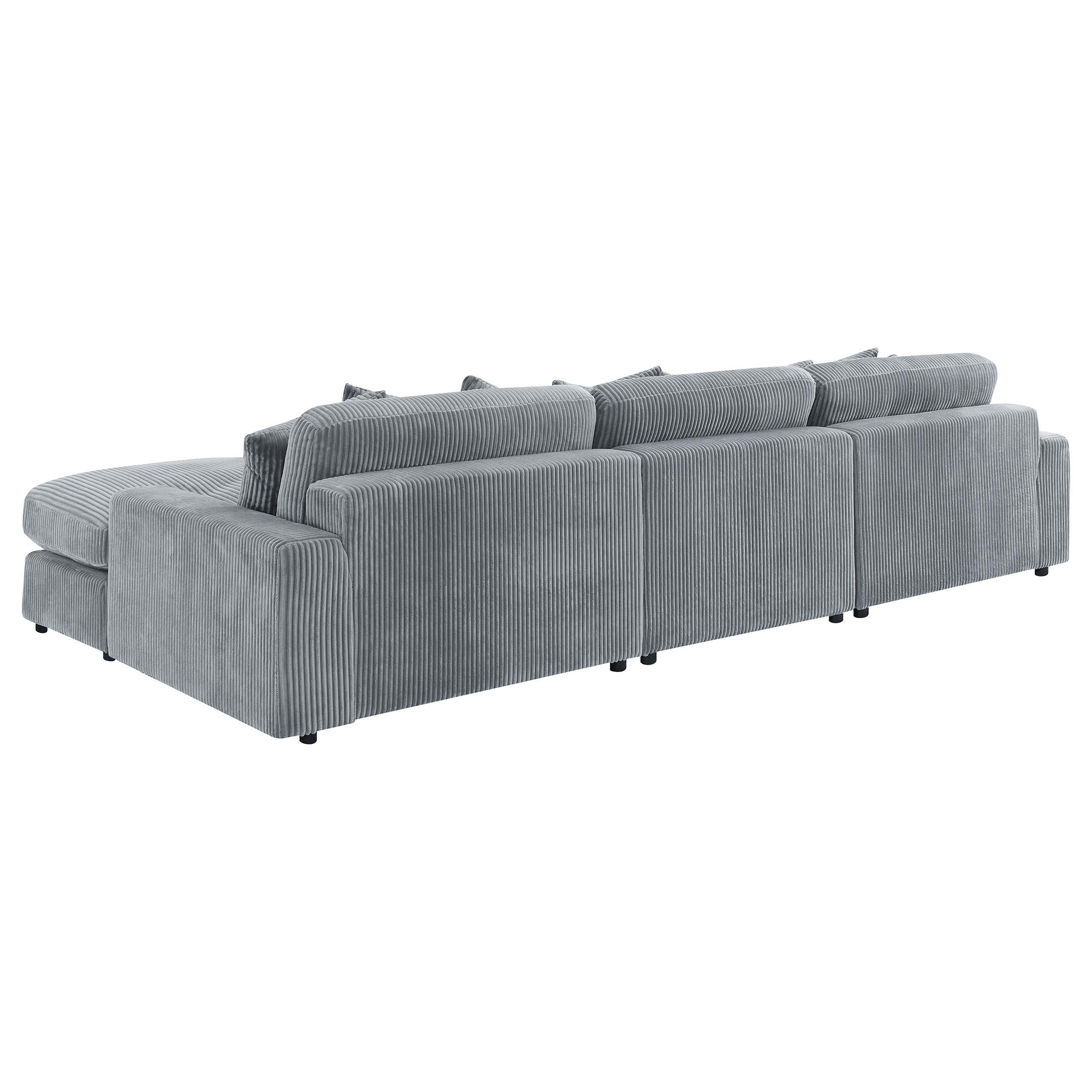 Blaine Upholstered Reversible Chaise Sectional Sofa - Ideal Furniture (Fresno,CA) 