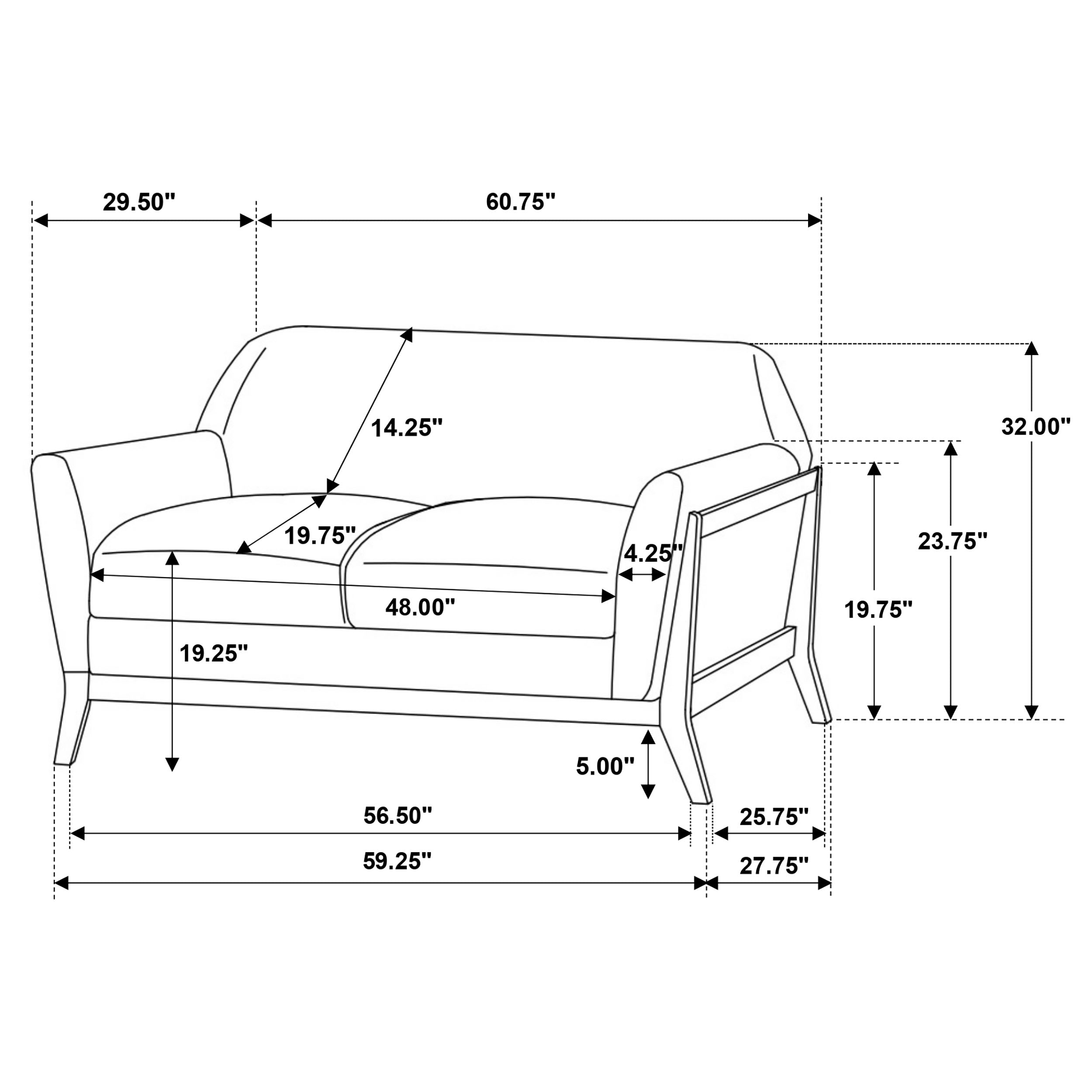 Vaughn Loveseat - Ideal Furniture (Fresno,CA) 