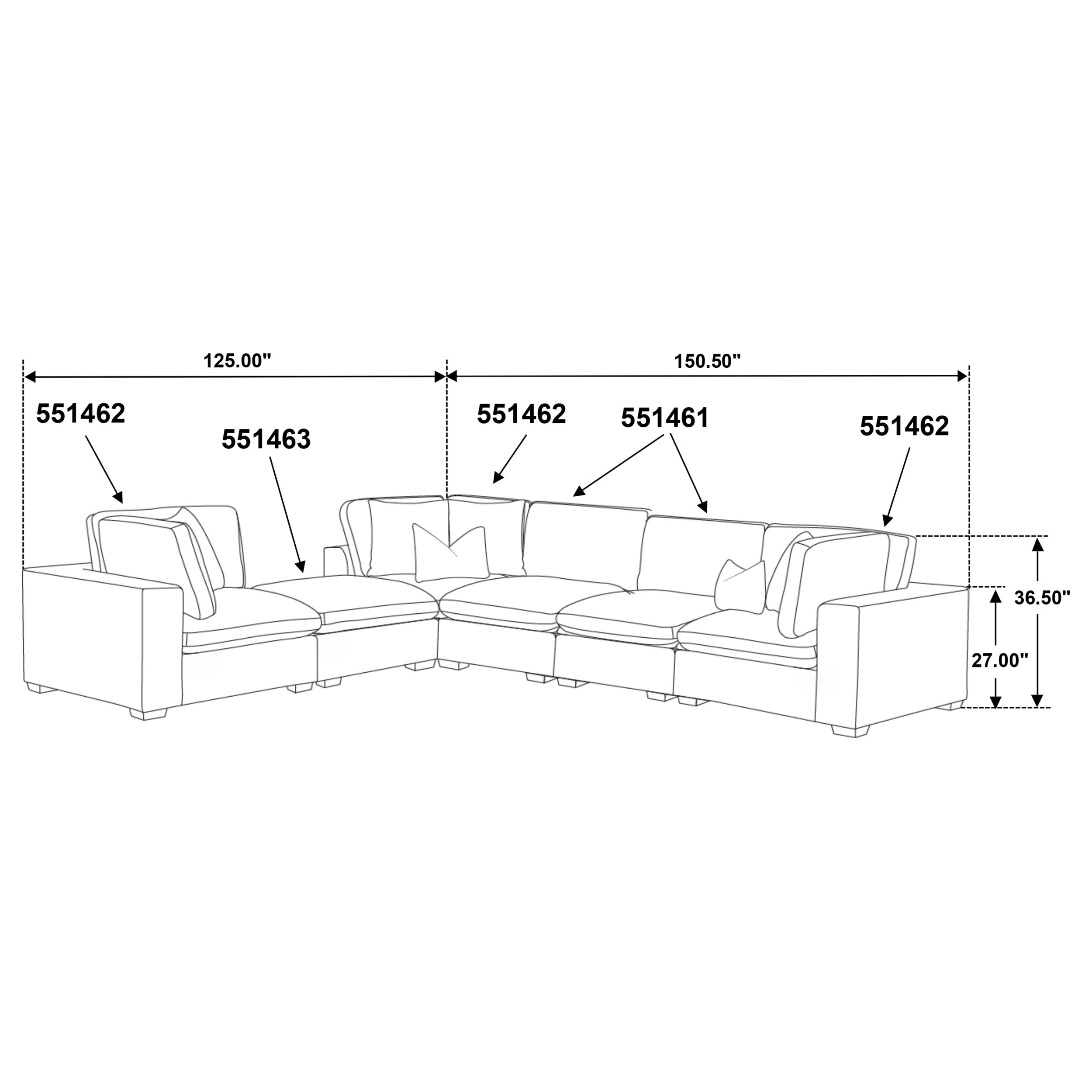Lakeview Sectionals - Ideal Furniture (Fresno,CA) 