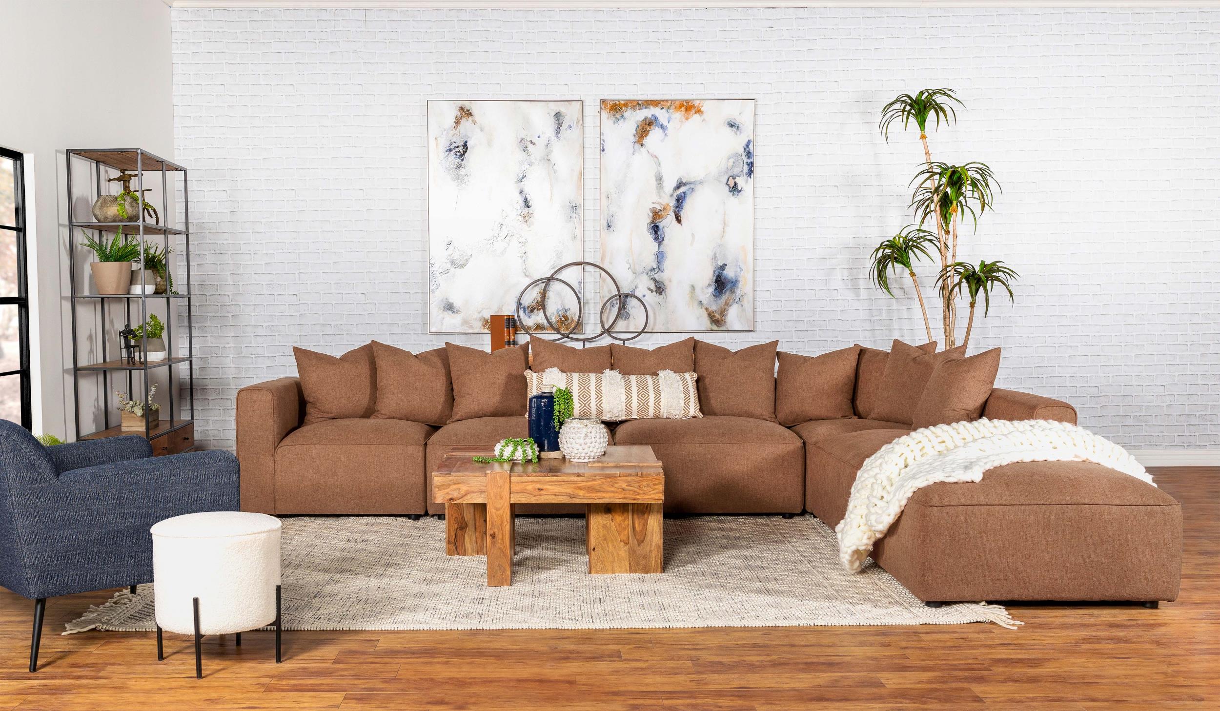 Jennifer Upholstered Corner Chair - Ideal Furniture (Fresno,CA) 