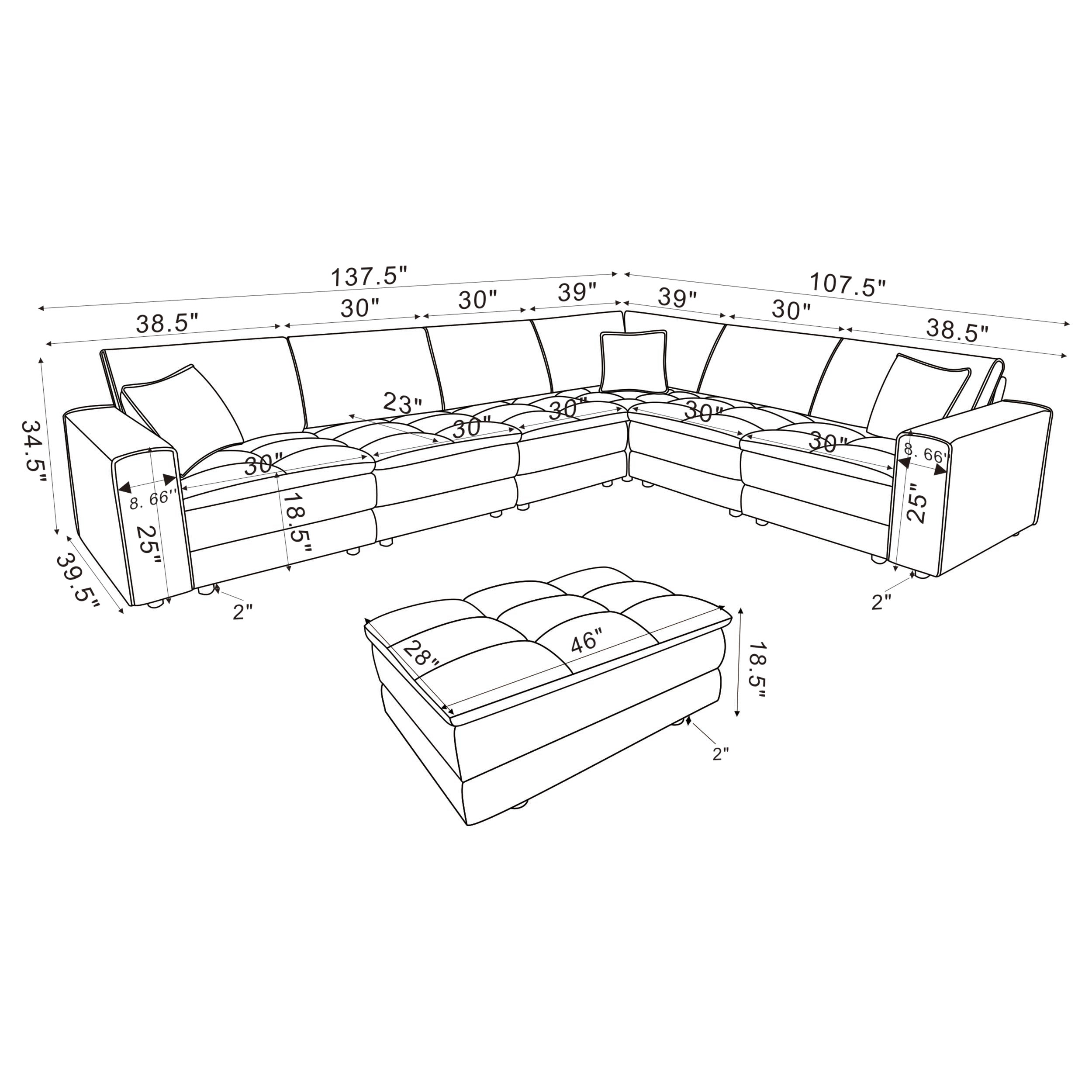 Atlantic Modular Sectionals - Ideal Furniture (Fresno,CA) 